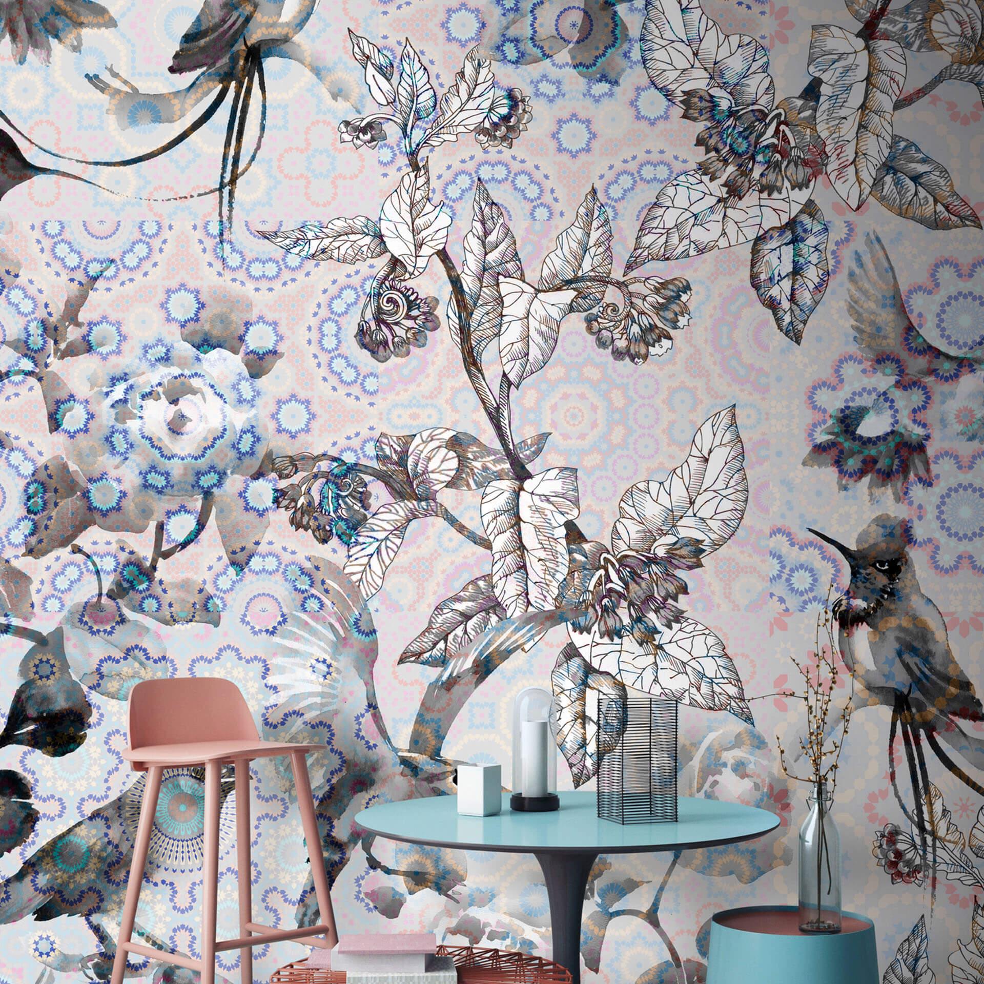 Livingwalls Fototapet Walls by Patel Exotic Mosaic 3