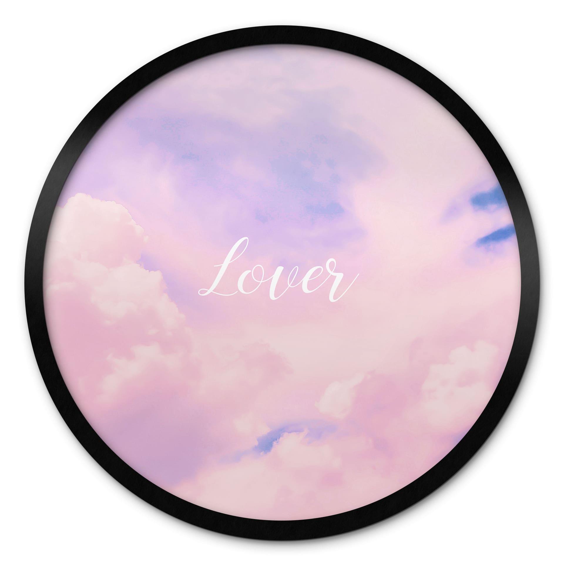 Póster Lover - inspirado en Taylor Swift - Redondo