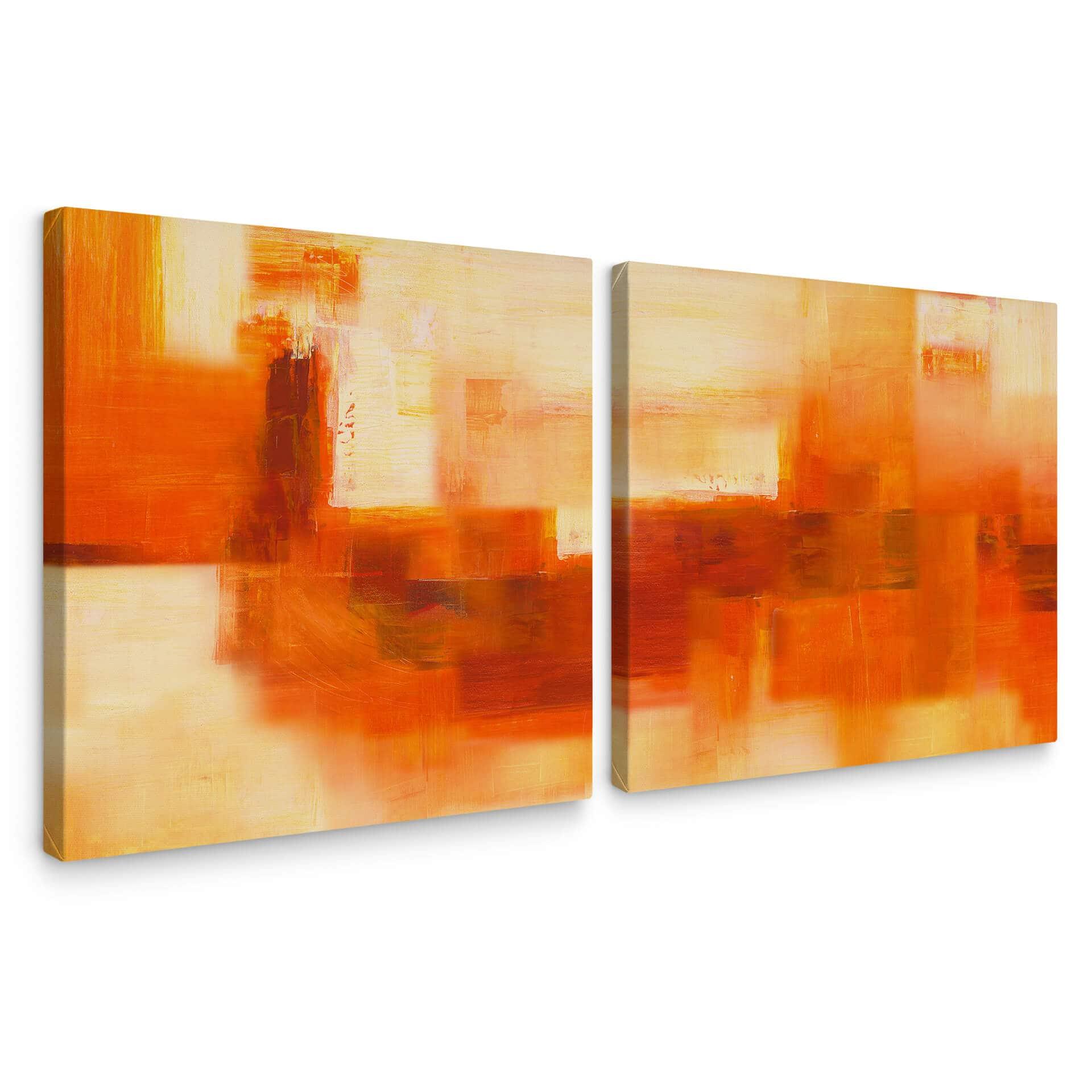 Tableau sur toile Schüßler - Cosmic Connection (2-teilig)