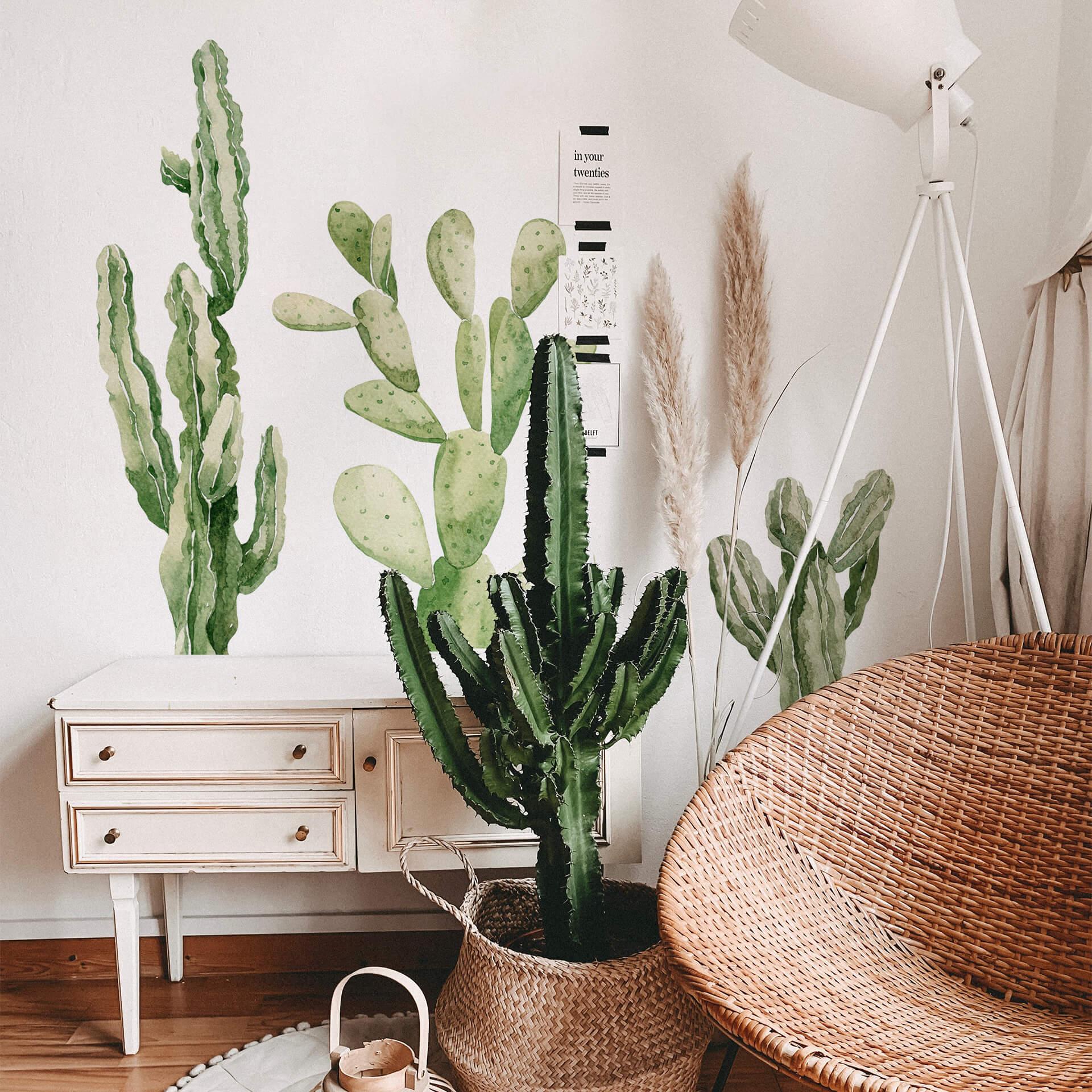 Sticker mural Cactus Set XXL (10 stickers)