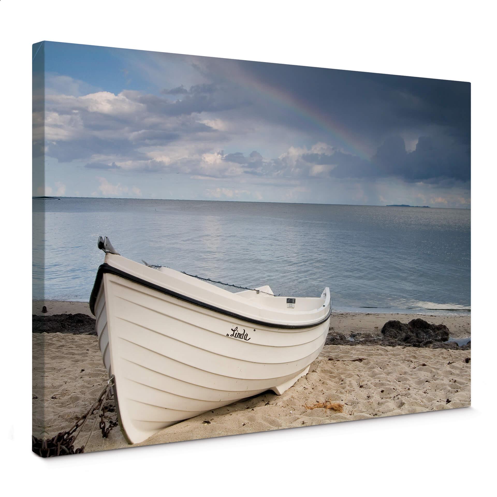 Strand idyl - Lærredsprint