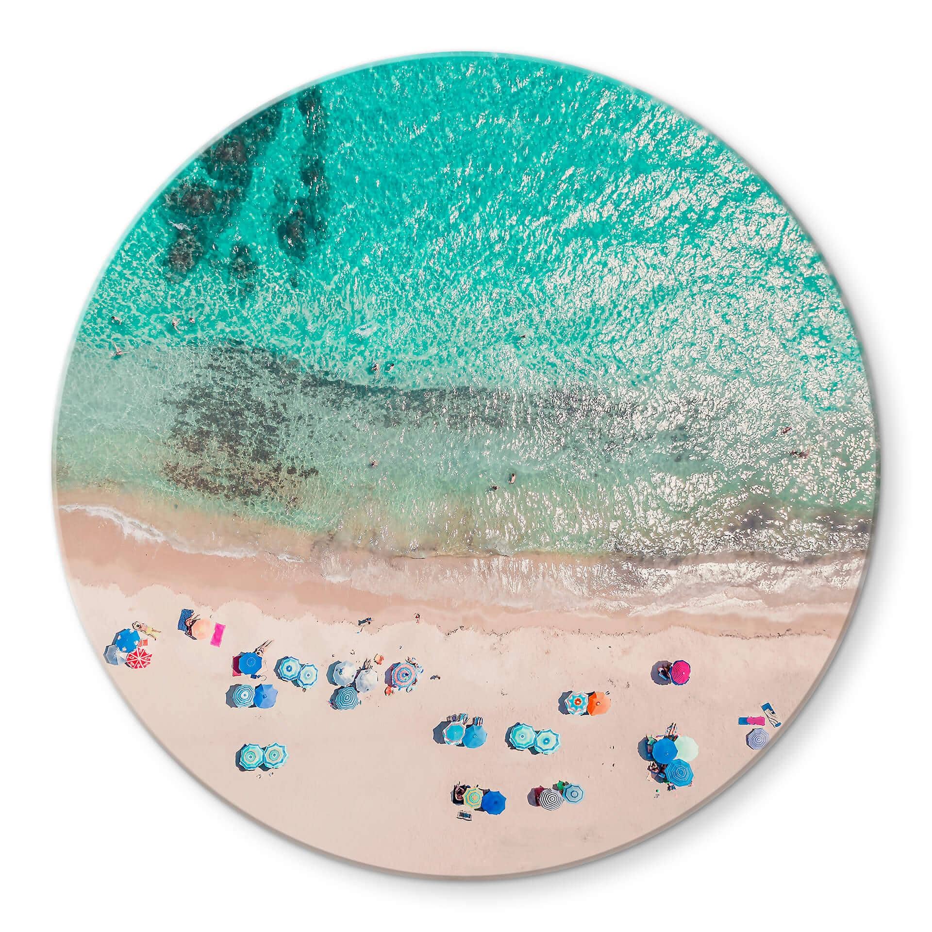 Tableau sur verre Sisi & Seb - Sur la plage