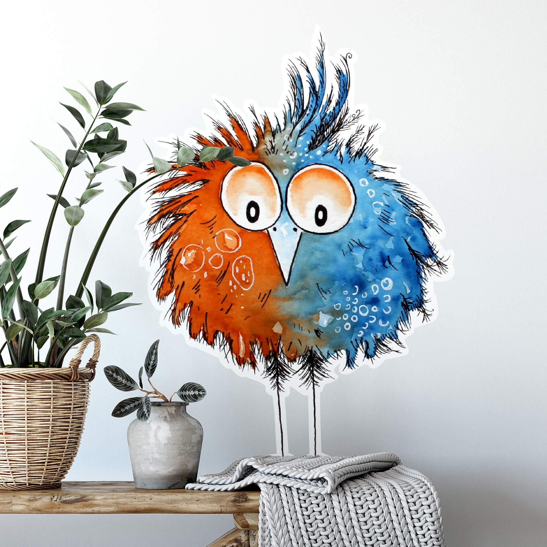 Muursticker Hagenmeyer – Bijzonder Vogeltje 02