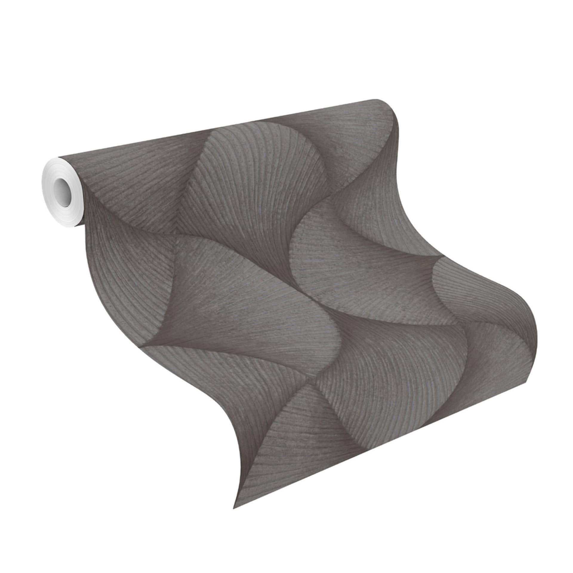 Metallic tapet, non-woven tapet Sky Lounge sort 10.00x1.06 m