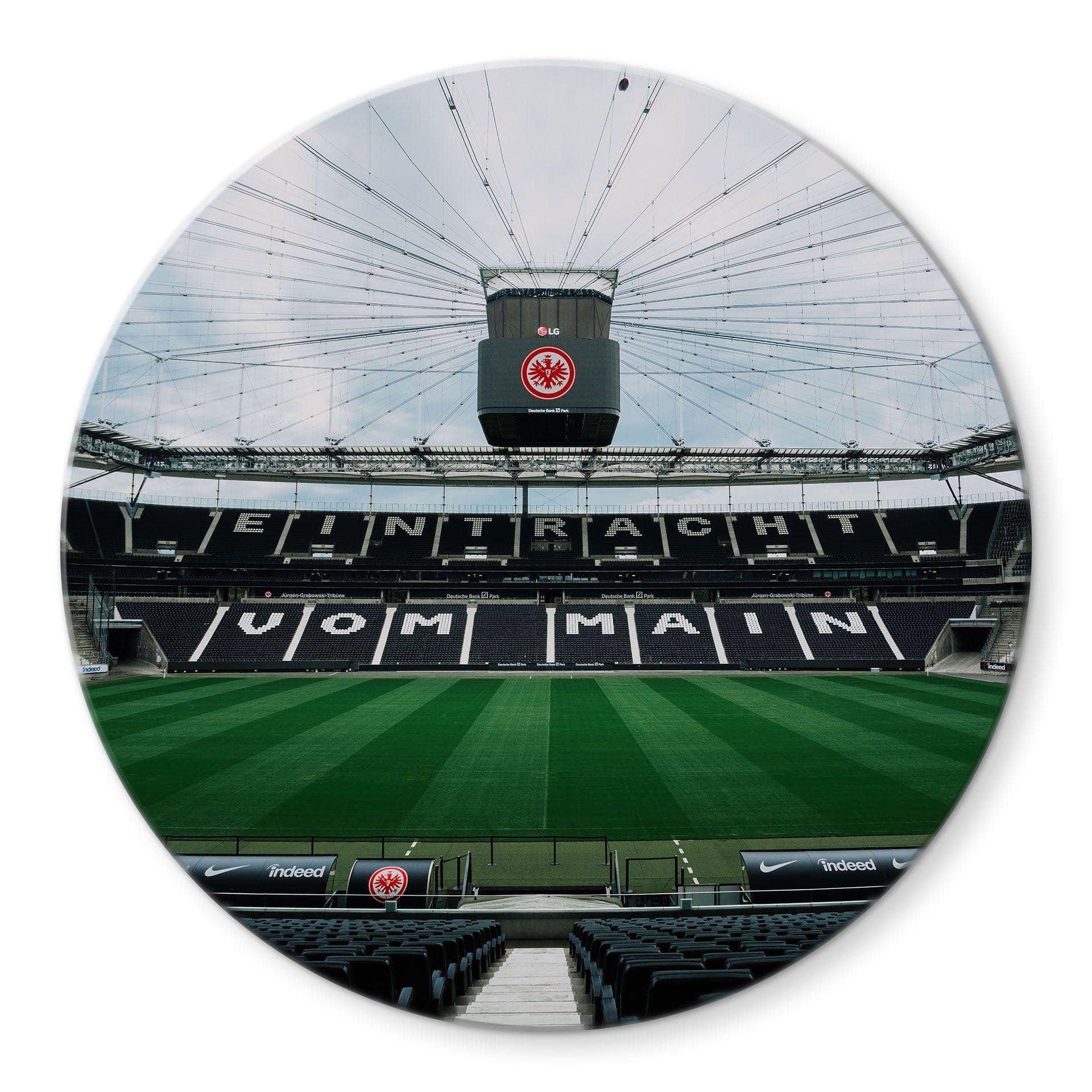 Glasbillede - Eintracht Frankfurt - Stadion Tribunen