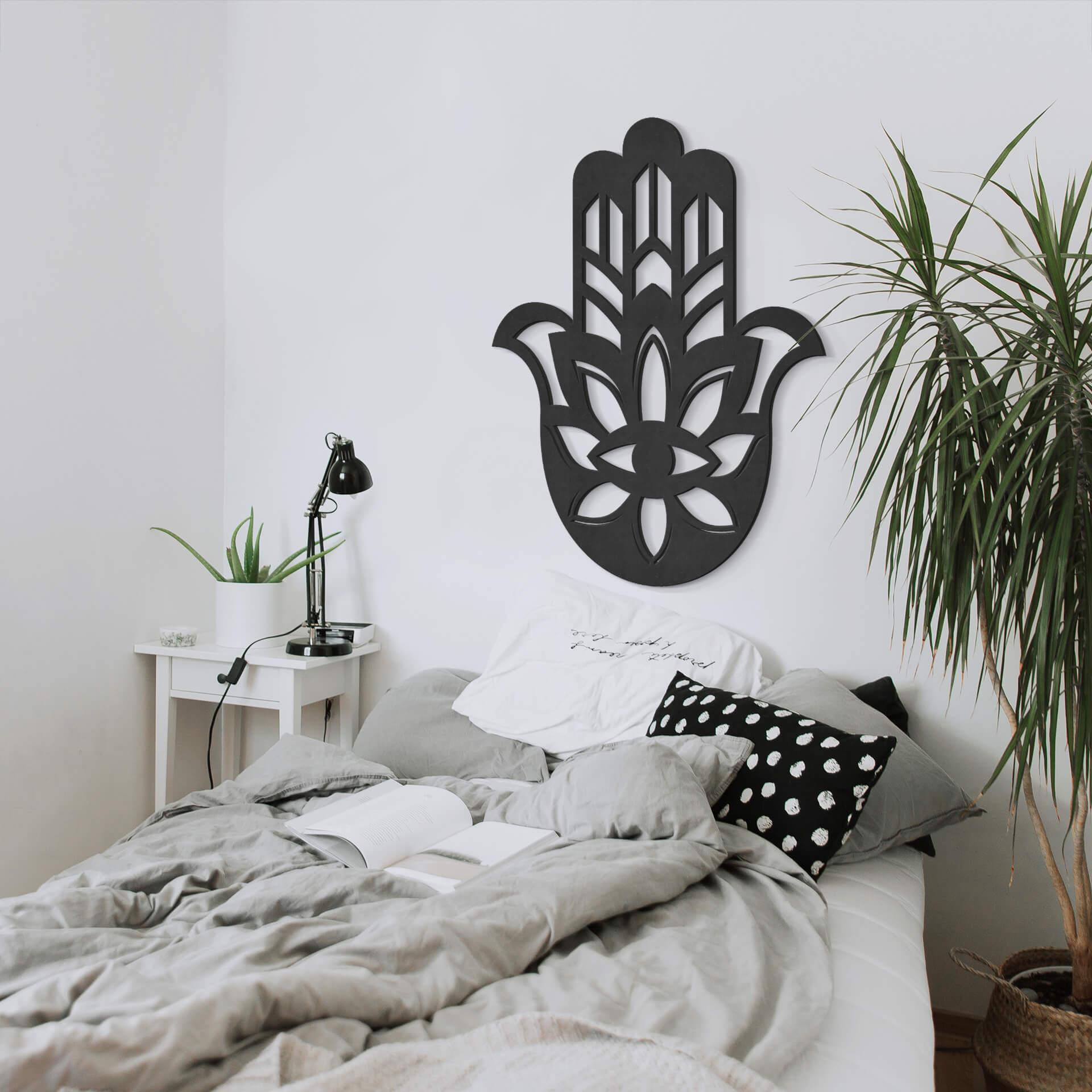 MDF - Decoración en madera - Mano Yoga Hamsa
