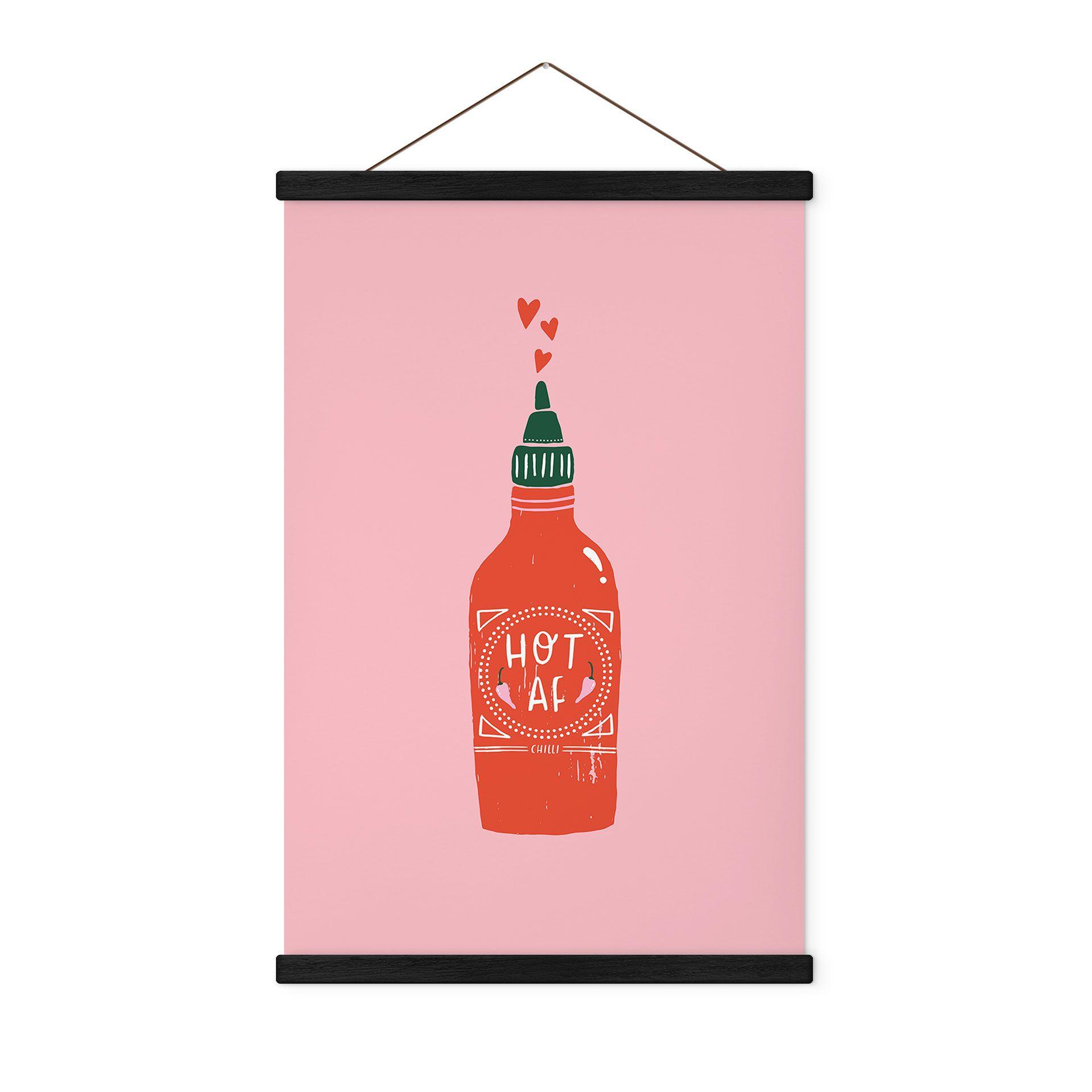 Póster de tela Salsa de chile picante - Simmonds