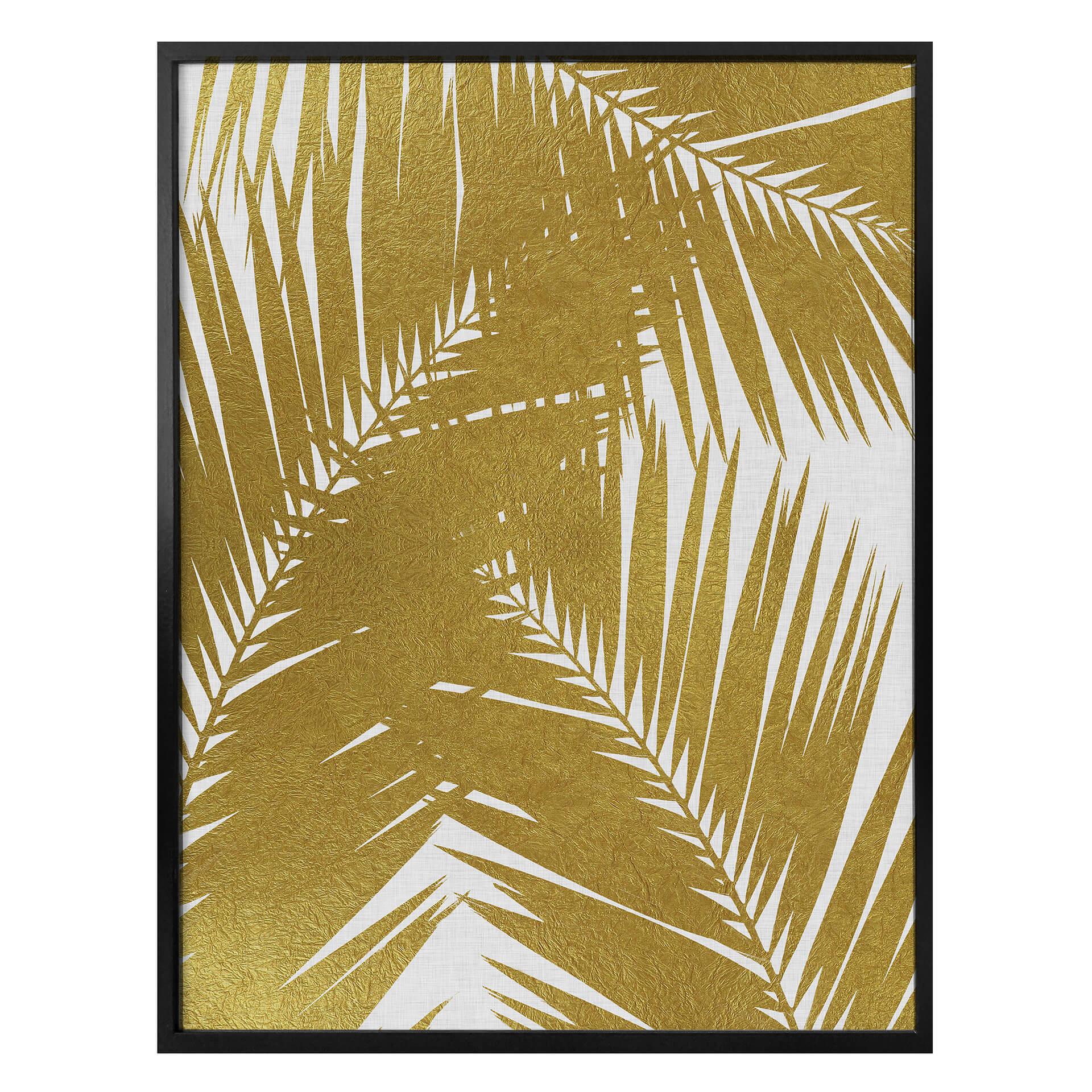 Plakat - Orara Studio - Palm Leaf Gold