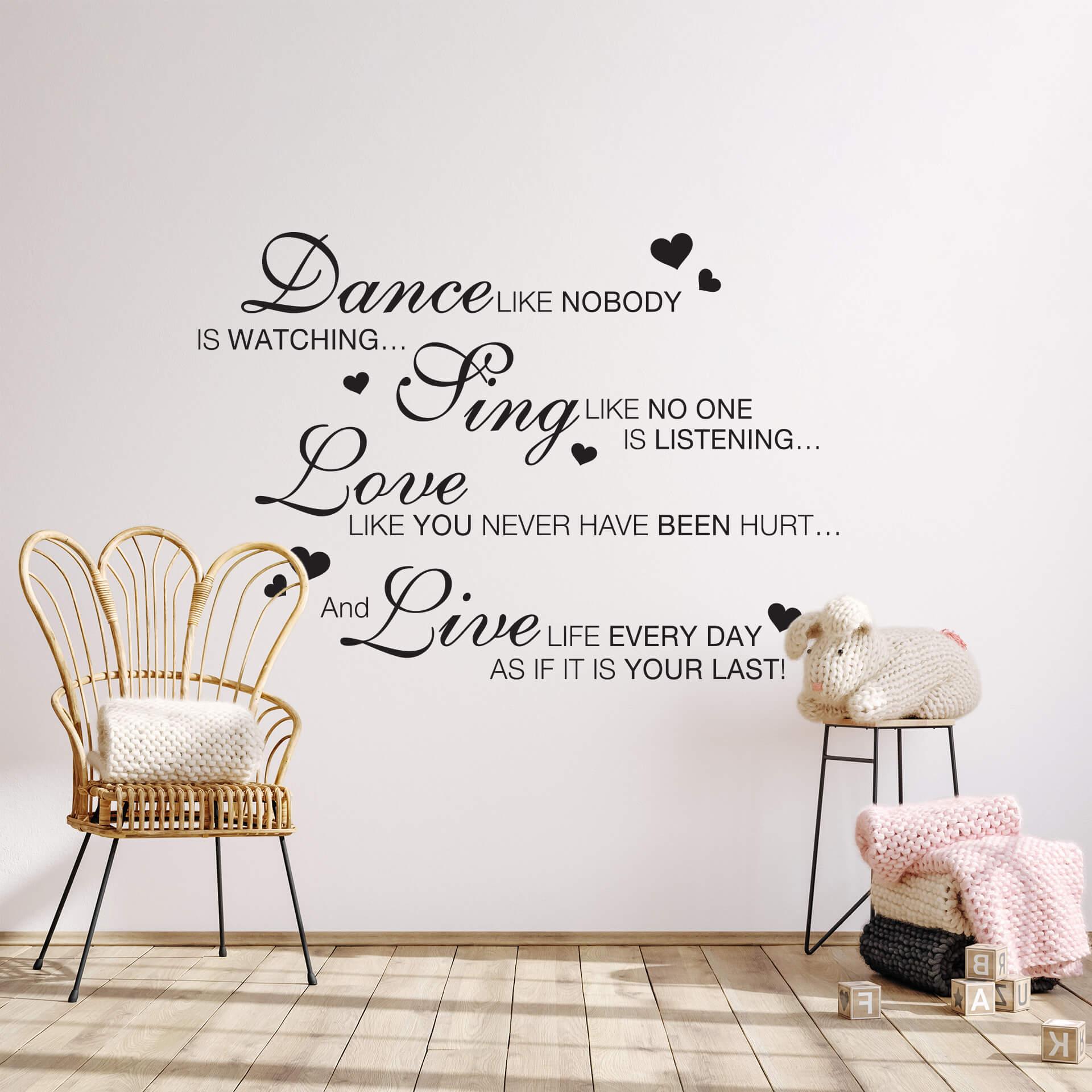 Wallsticker -  Dance like nobody...