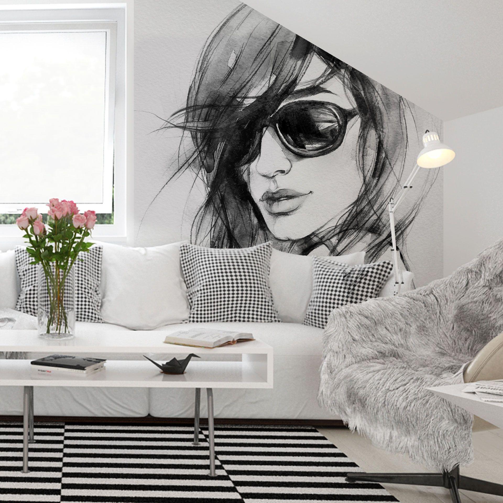 Fototapet I Wear My Sunglasses - 288x260 cm