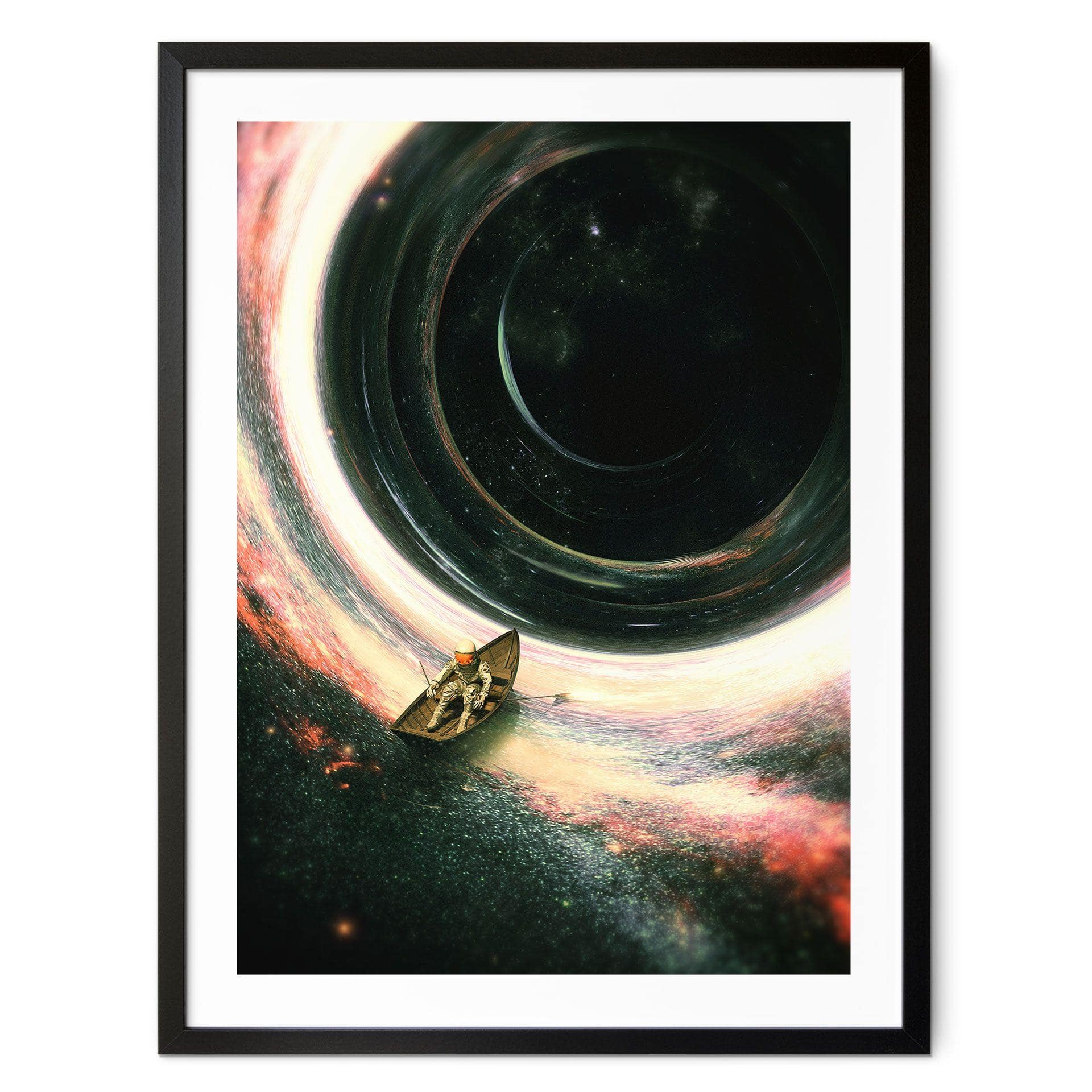 Plakat Astronaut i en båd - Nicebleed