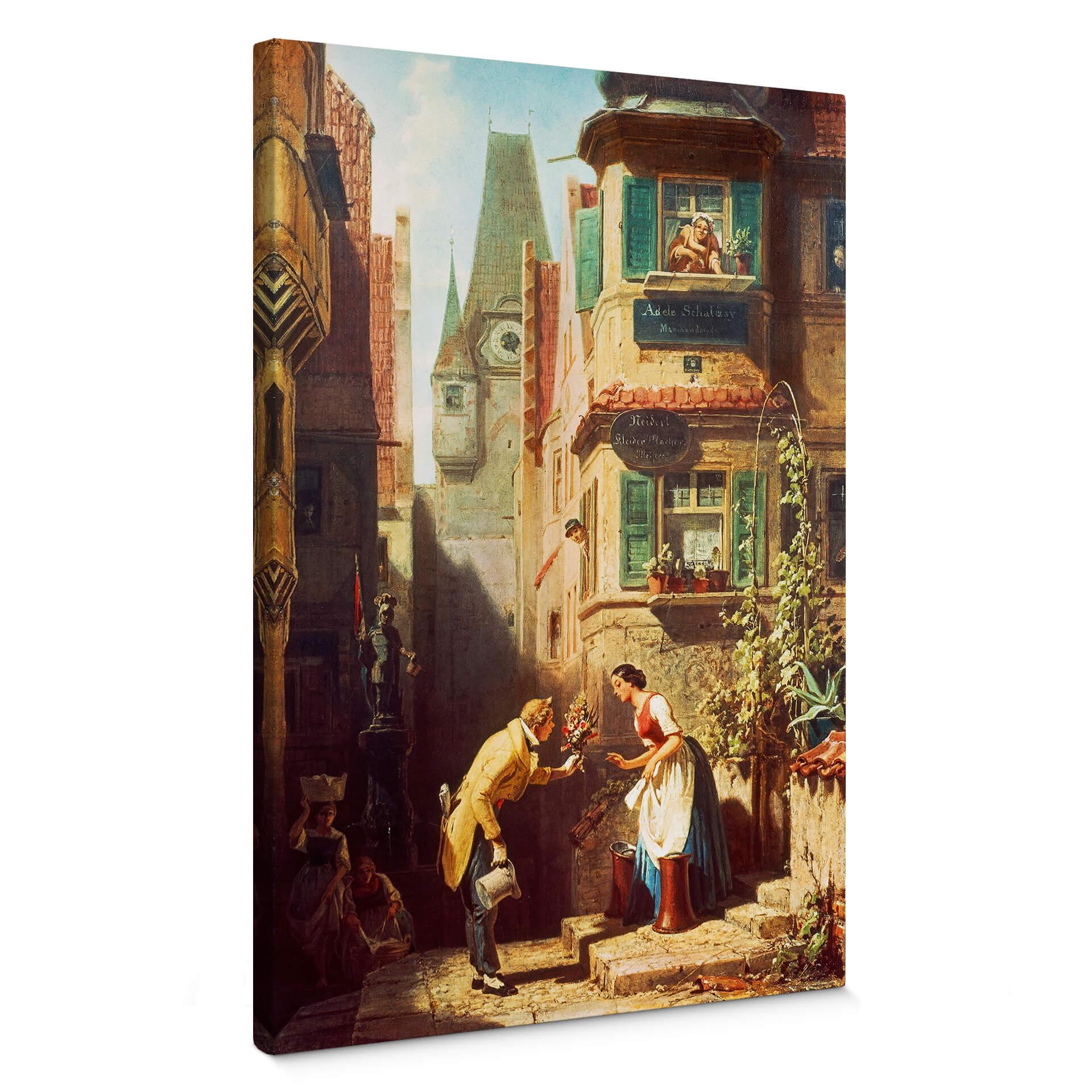 Lienzo Spitzweg - El novio eterno