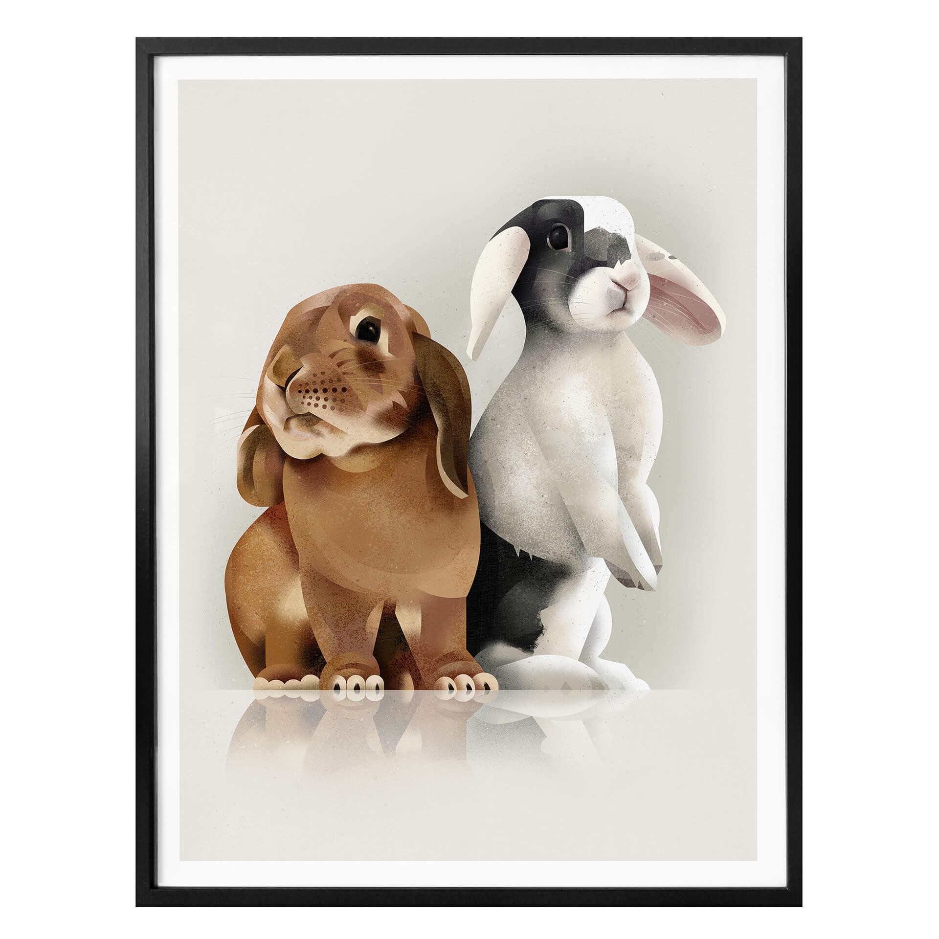 Póster Brown - Bunny Love
