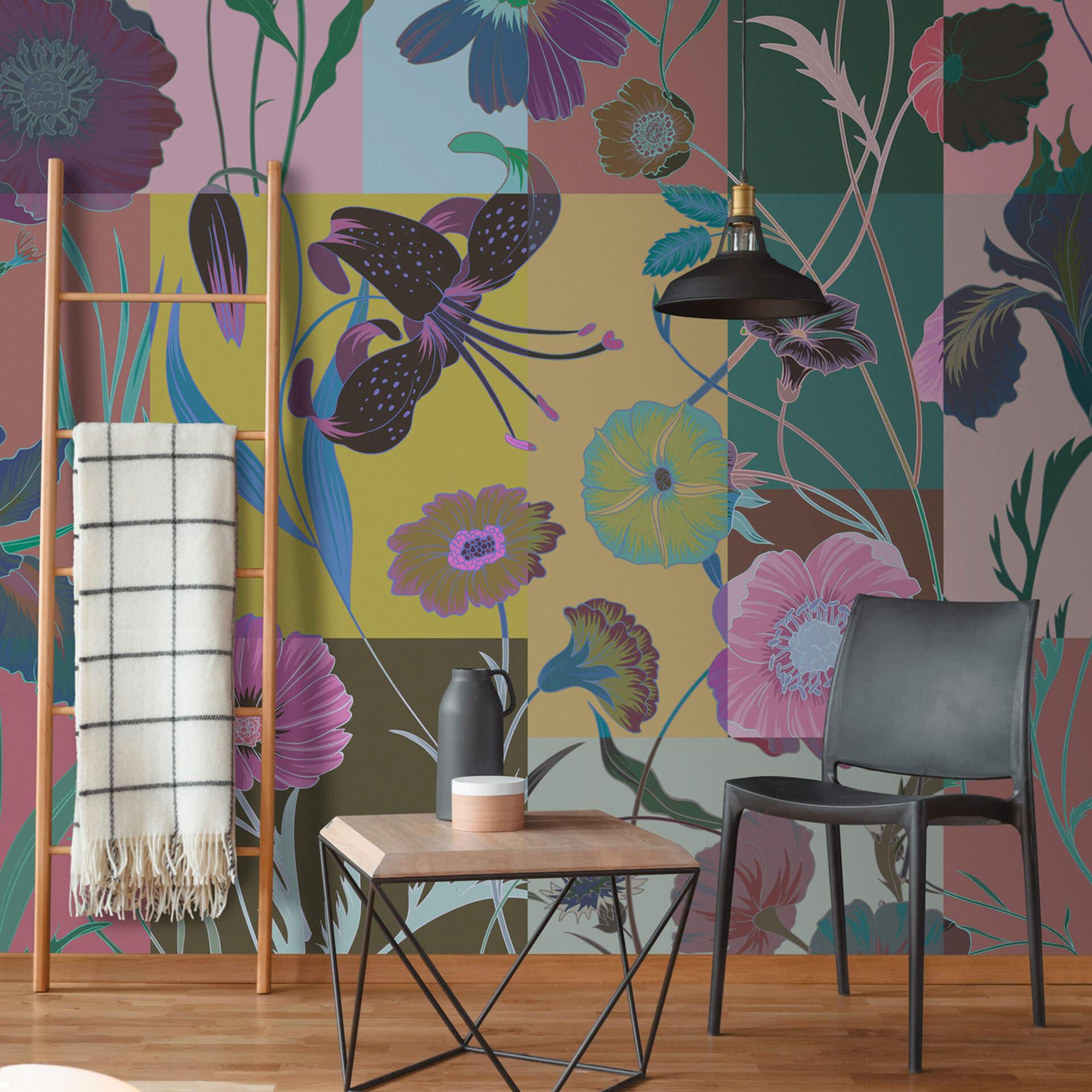 Livingwalls Fototapet Walls by Patel 2 floral patch 3