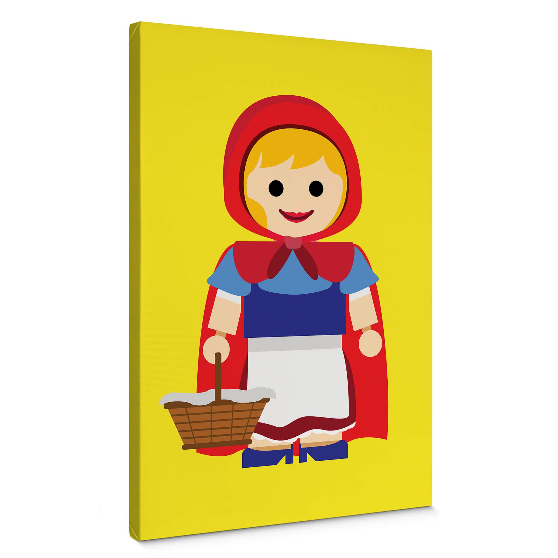 Lienzo Gomes - Caperucita Roja de juguete