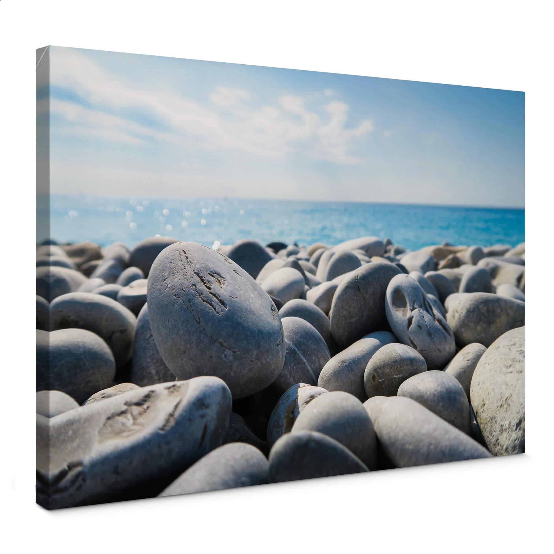 Lienzo - Playa de piedra 01