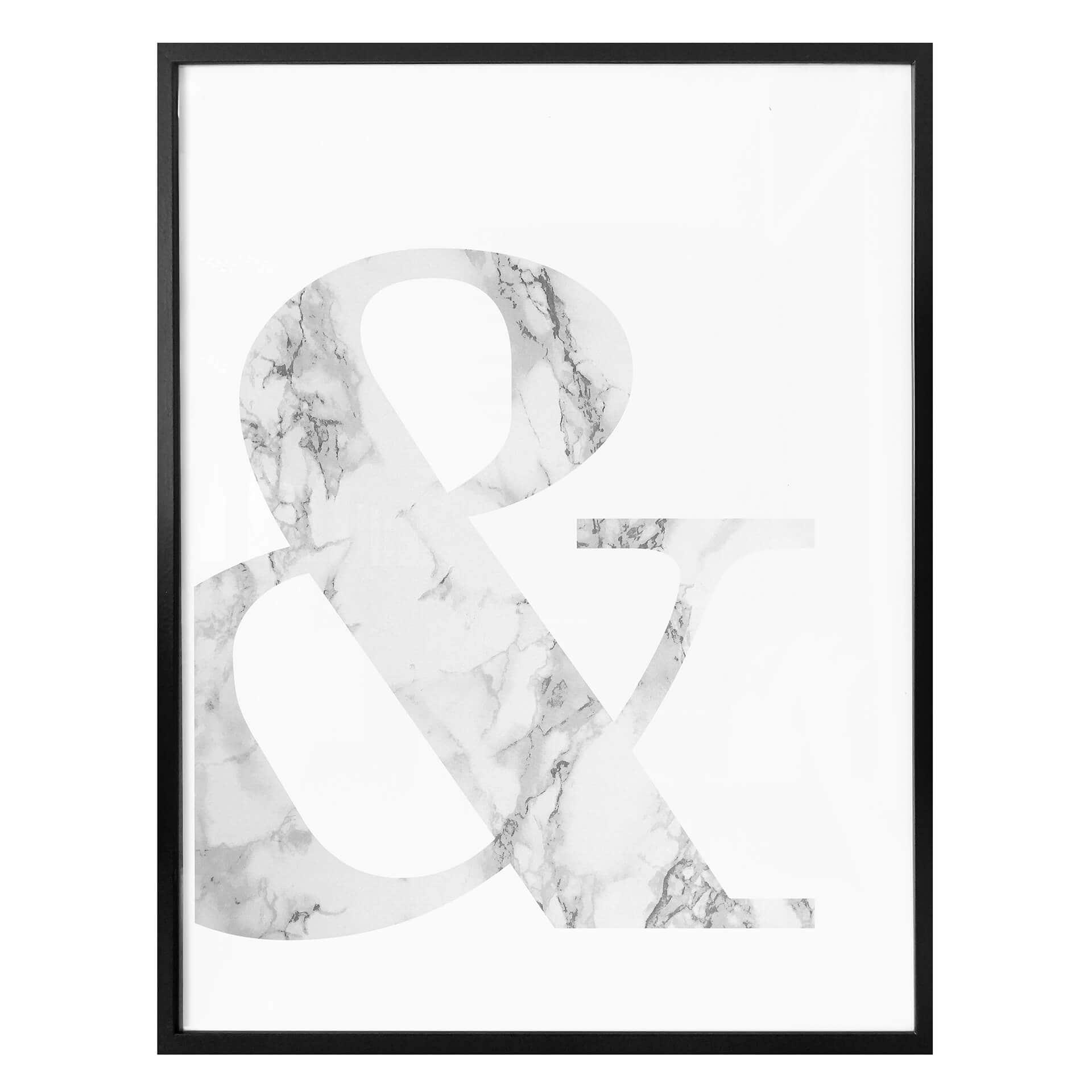 Plakat - Marble Ambersand