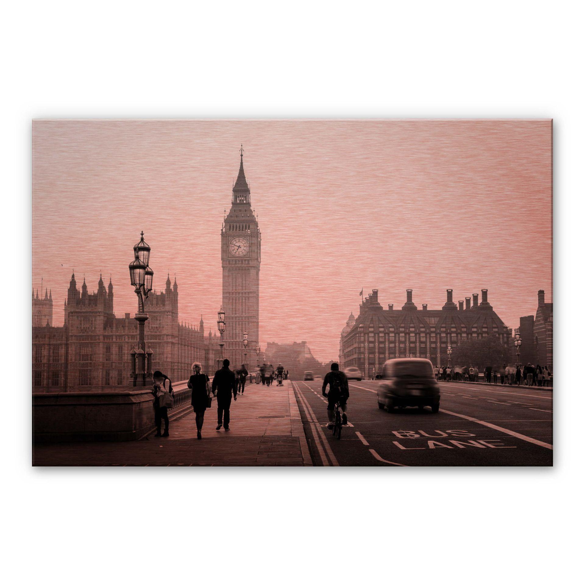 Alu-Dibond koper effect - Big Ben in Londen