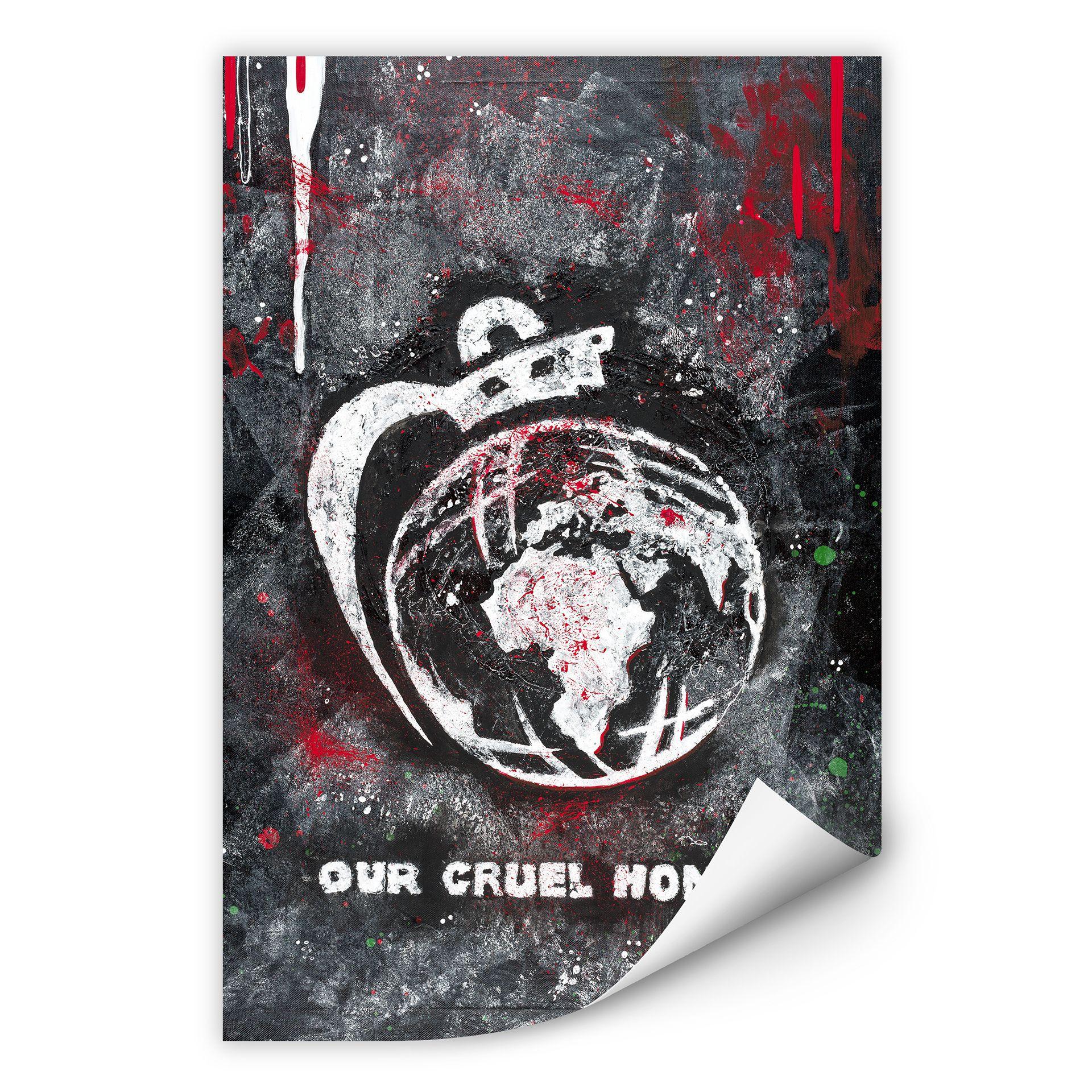Muurprints Buttafly - Our Cruel World