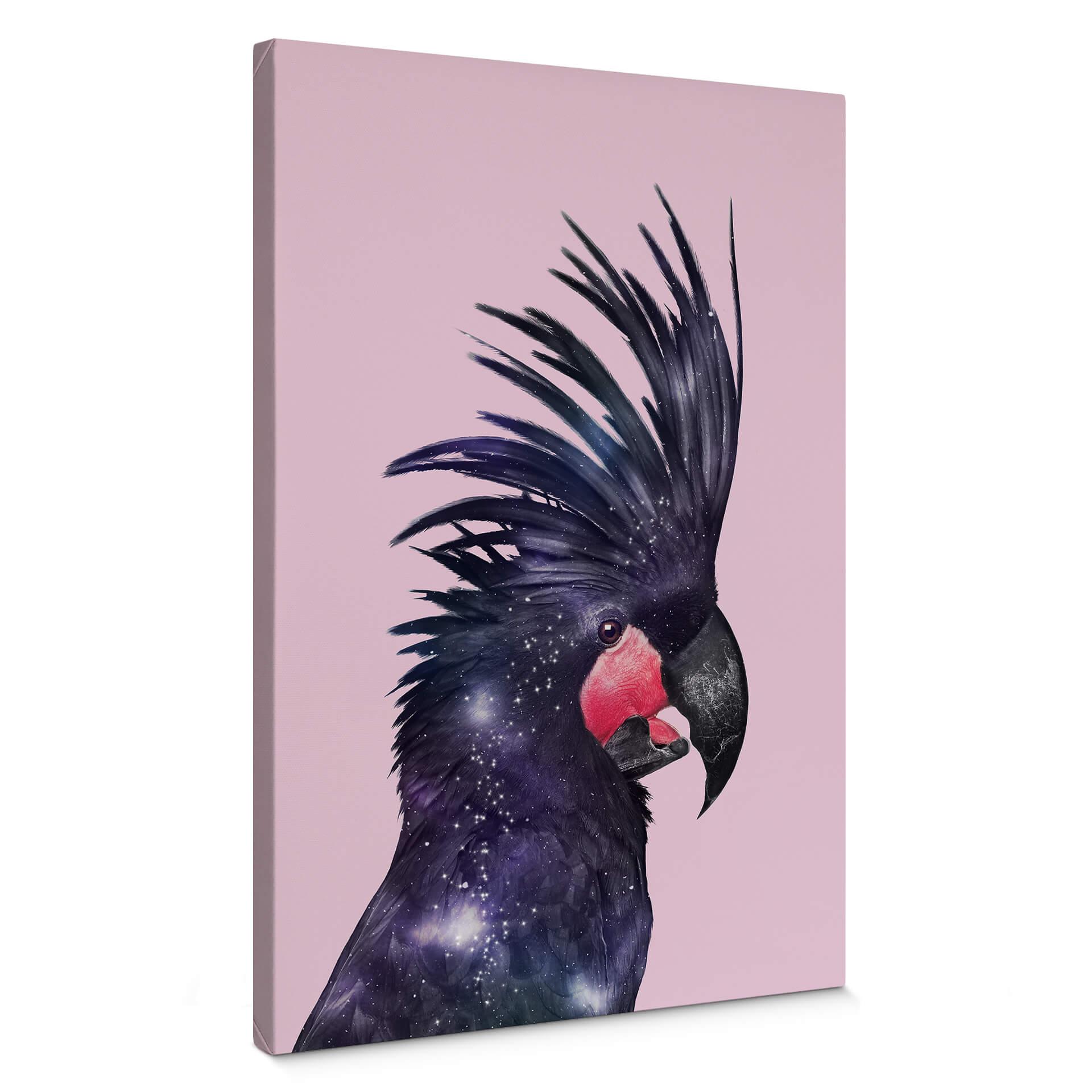 Cuadro Lienzo Suelto - Pájaro Galaxia