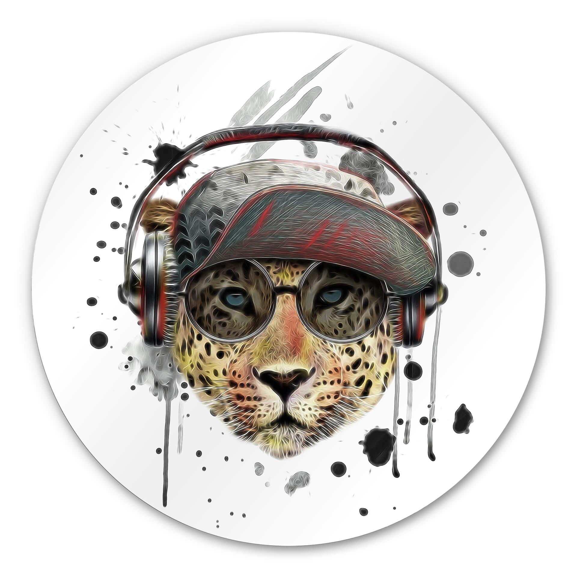 Wandcirkel Alu-Dibond Listen to the Music