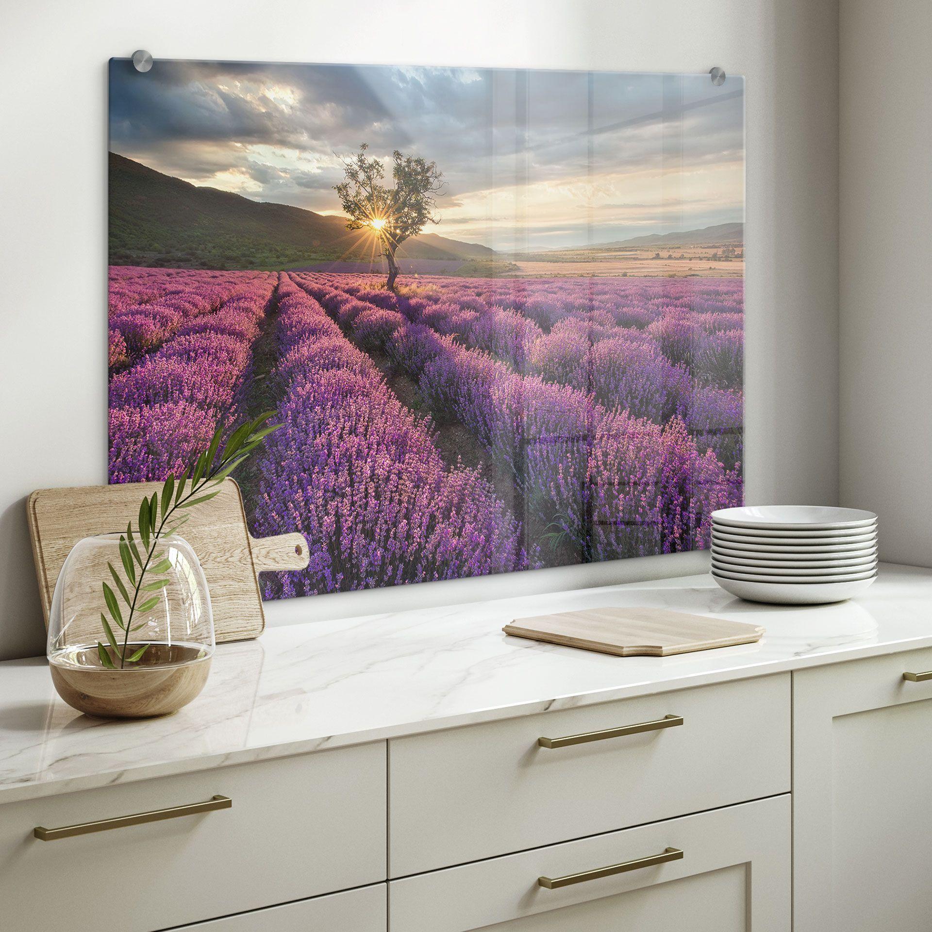 Lavendel i Provence  - stænkplade
