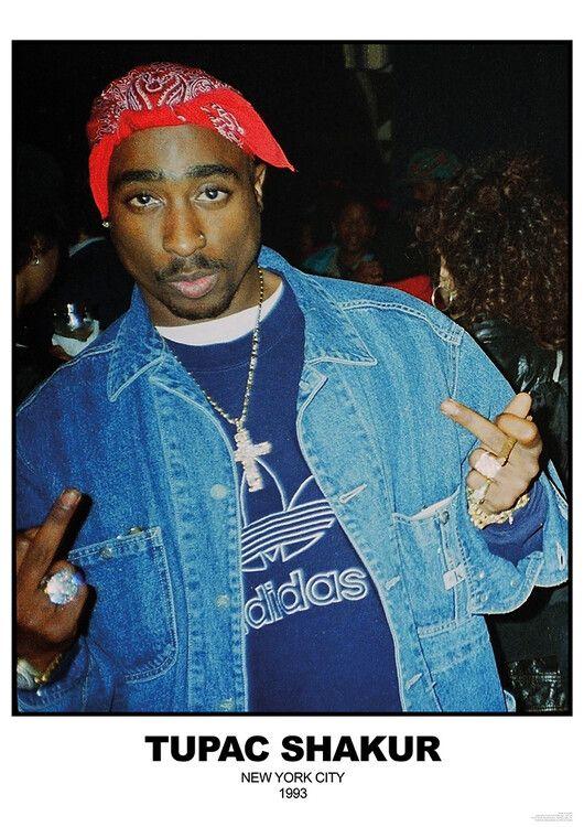 Plakat Tupac Shakur - N,Y,C 1993, plakat (59,4 x 84,1 cm)