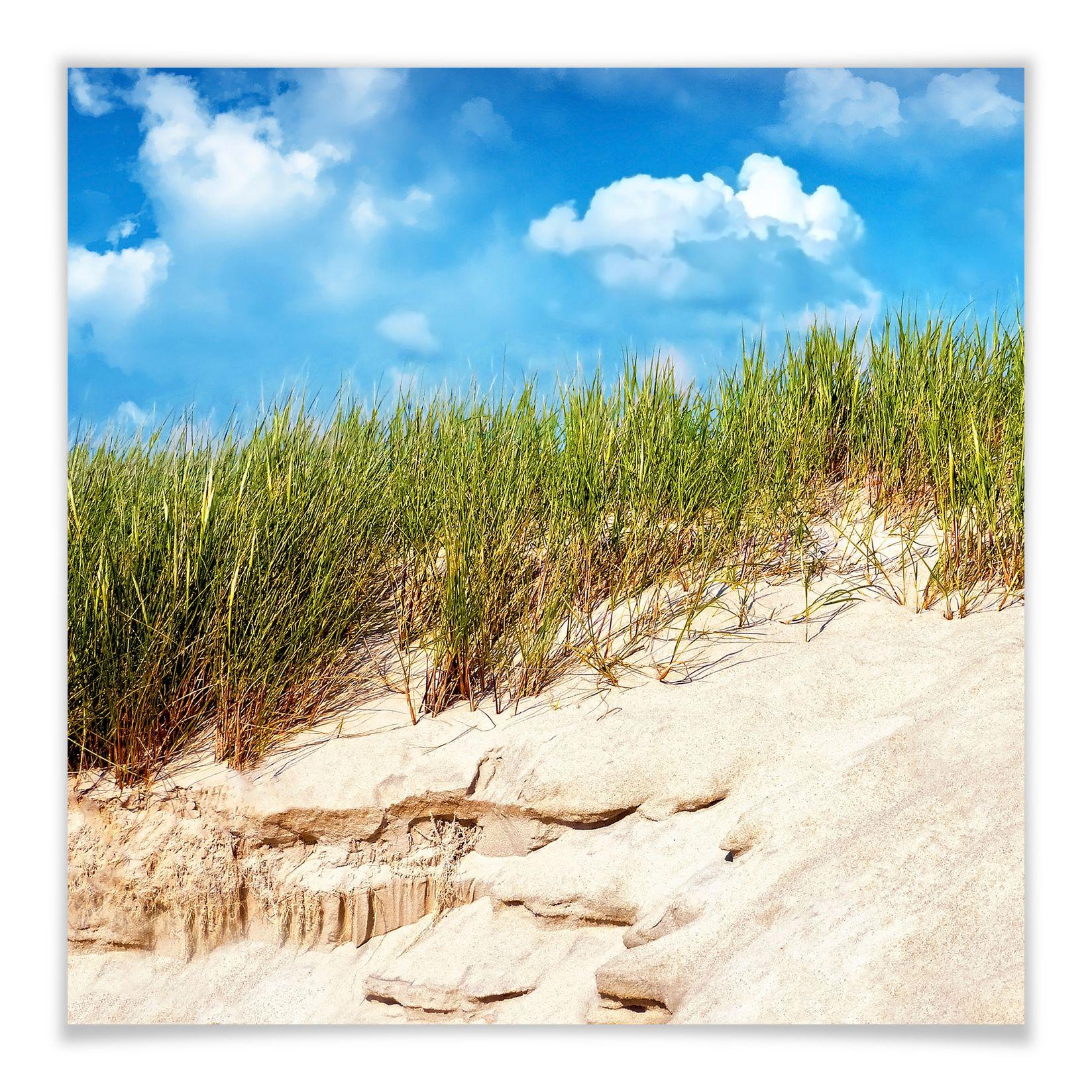 Póster Paisaje de dunas del Mar Báltico