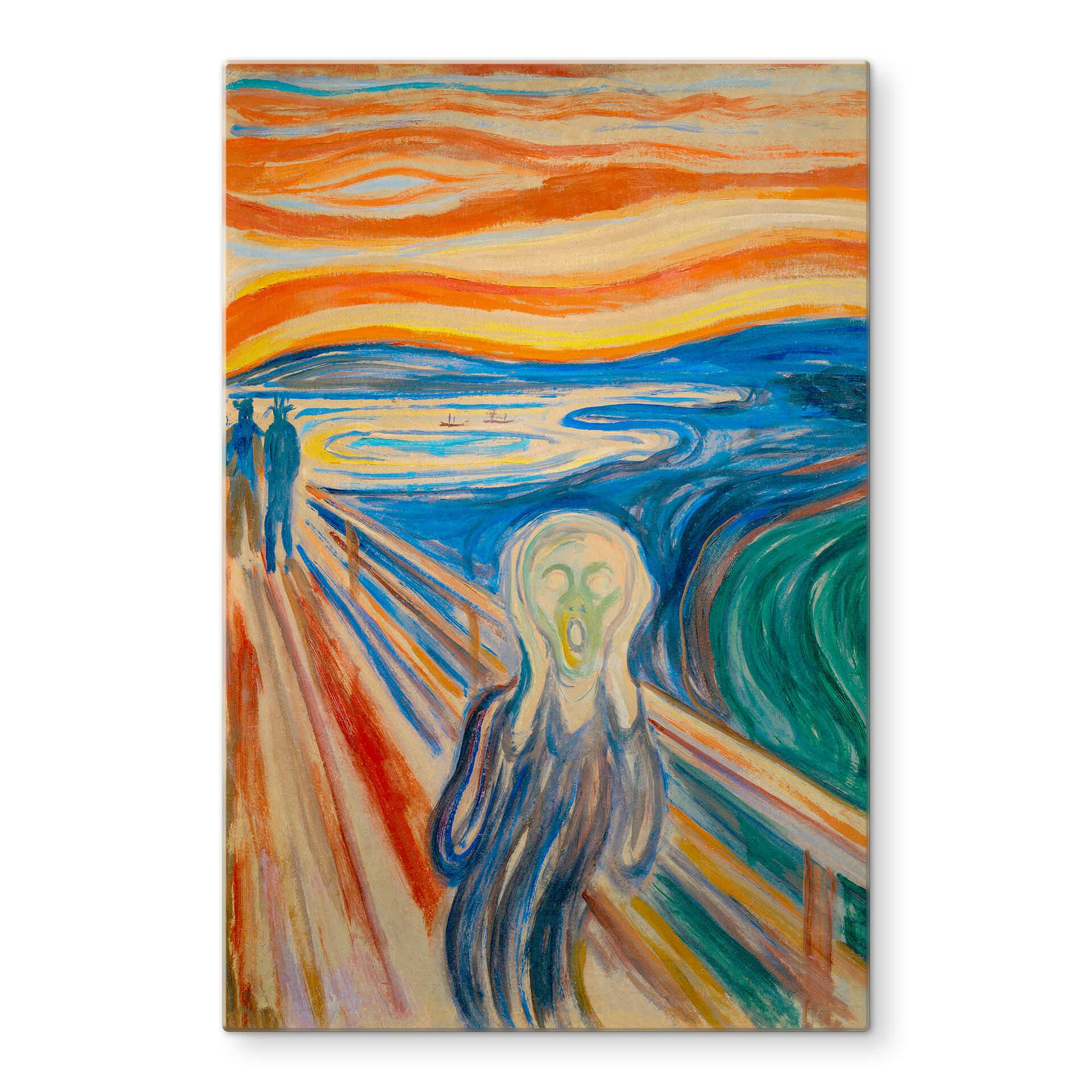 Glasschilderij Munch - de Schreeuw