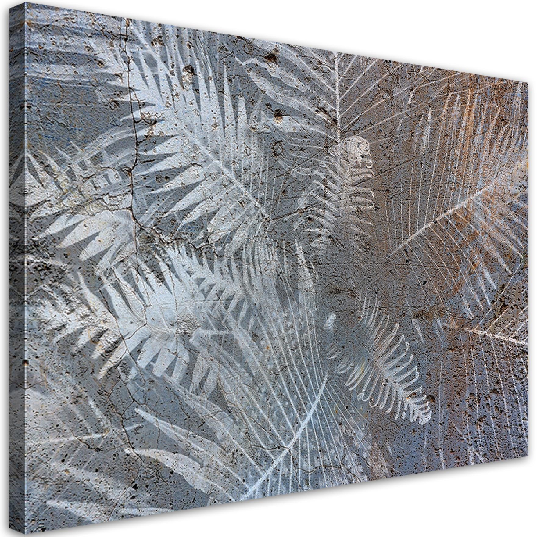 Canvasbillede, Plantning af bregneblade