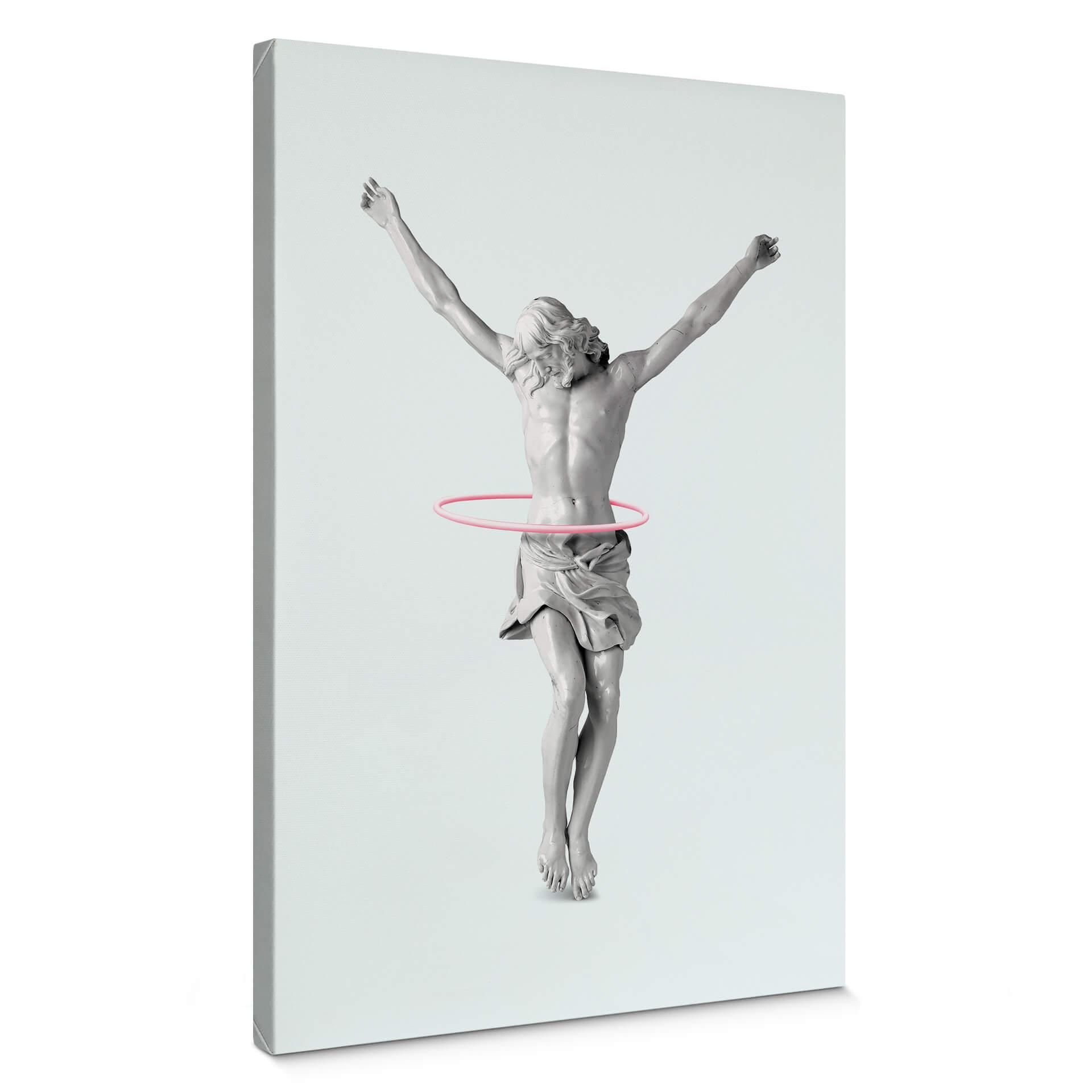 Cuadro Lienzo Suelto - Hula Hoop Jesus