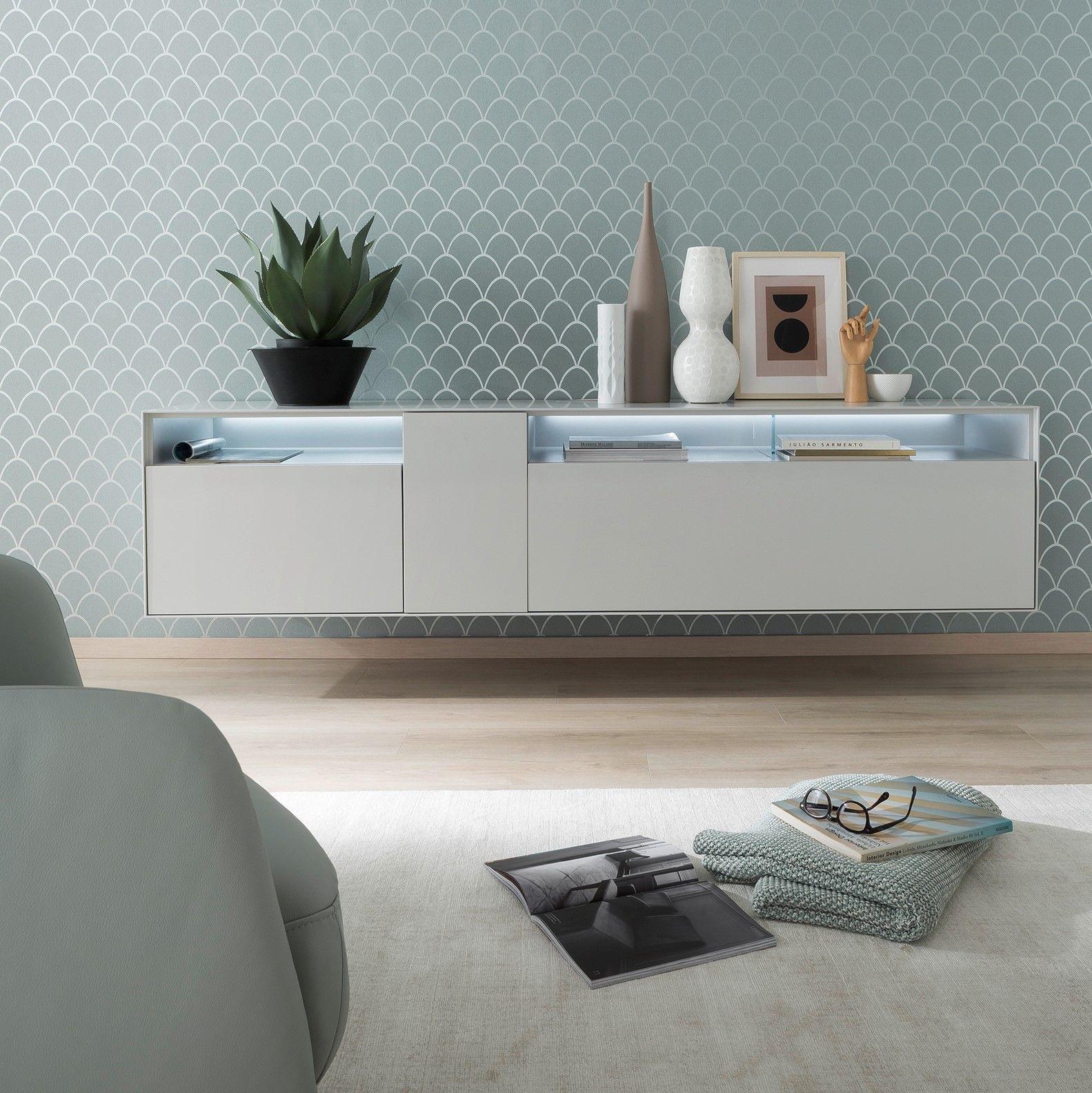SCHÖNER-WOHNEN non-woven tapet, grafisk tapet grøn