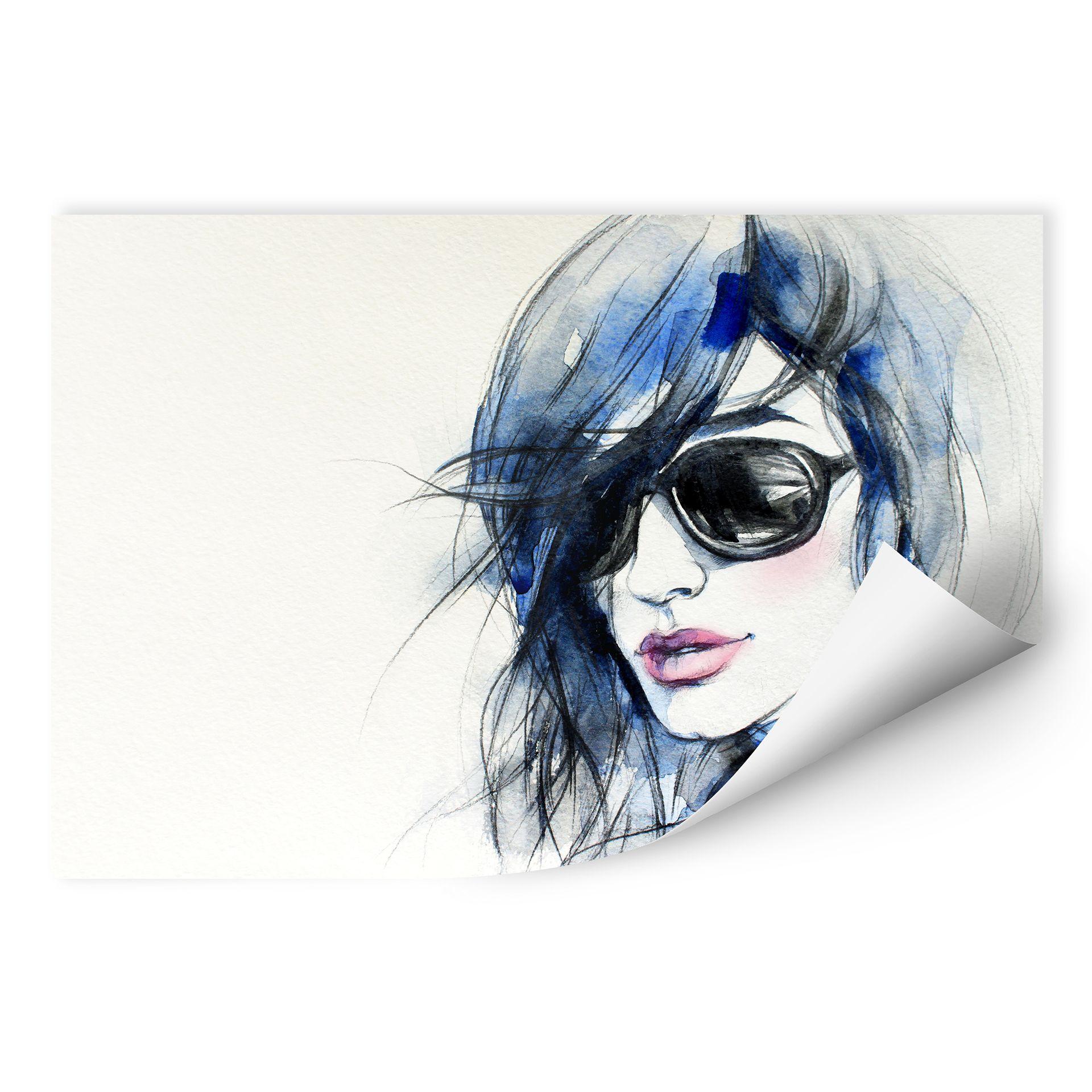 Zelfklevende Poster Sunglasses