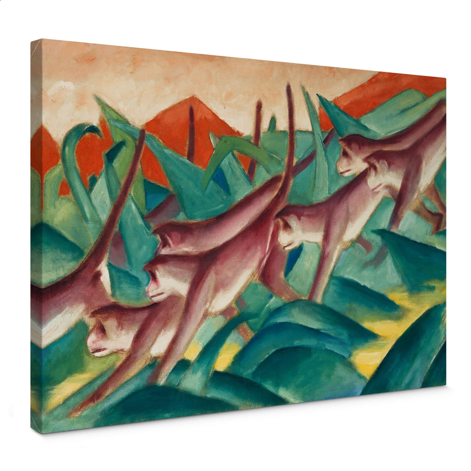 Lienzo Marc - Friso de monos