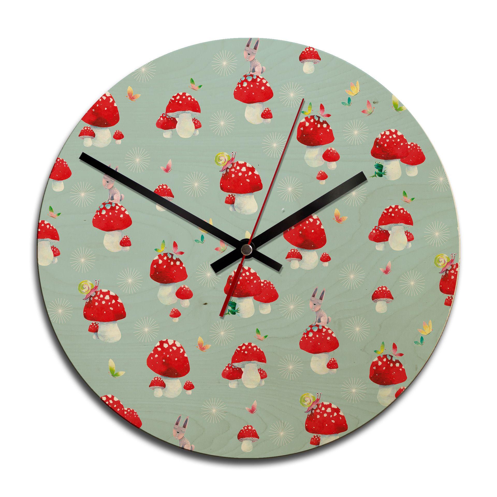 Horloge murale en bois - Blanz - Porte-bonheur