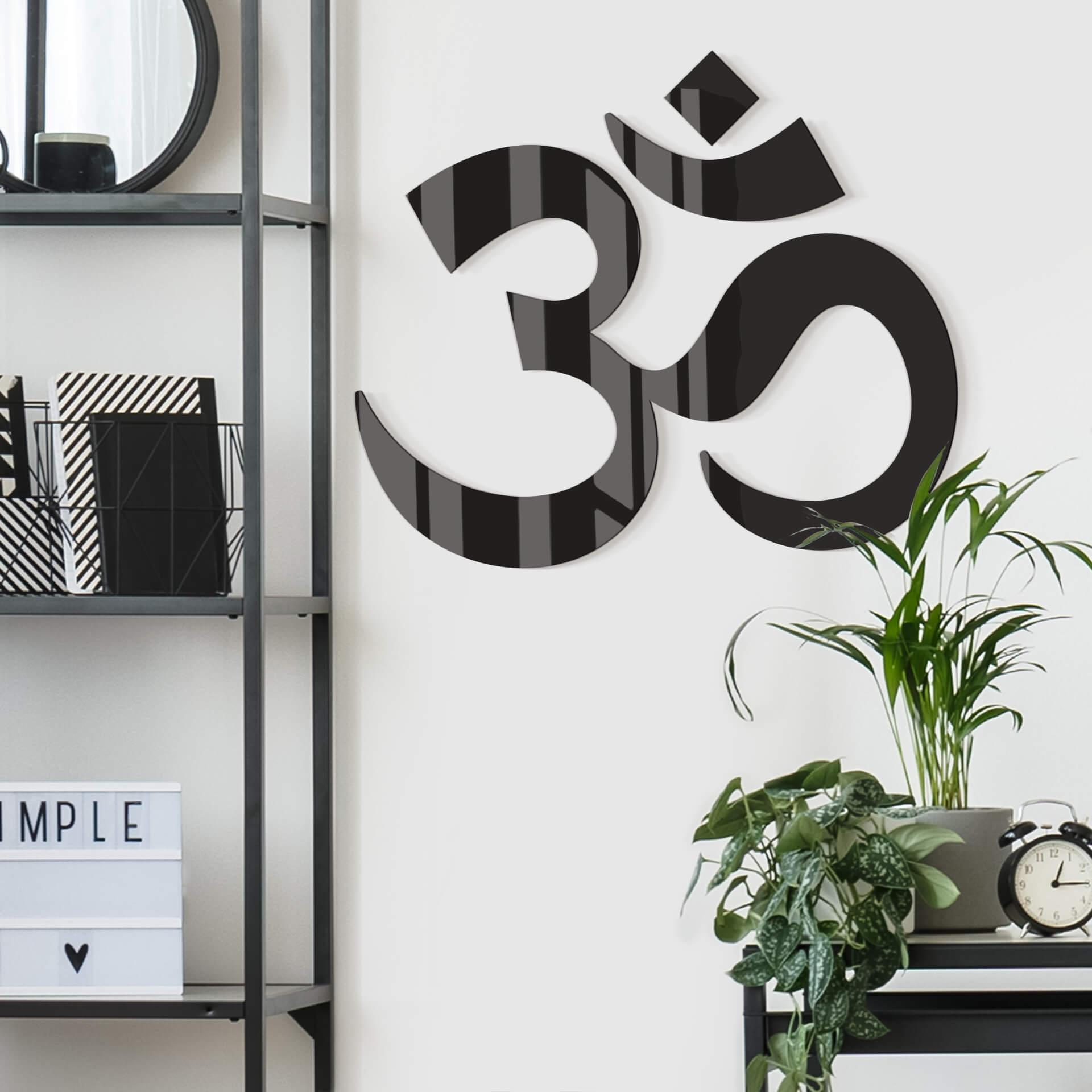 Decoración acrílica Om sign