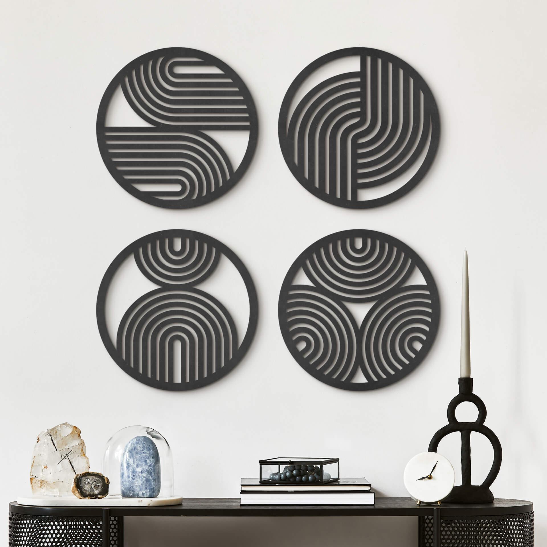 MDF-dekoration Boho Rainbows 