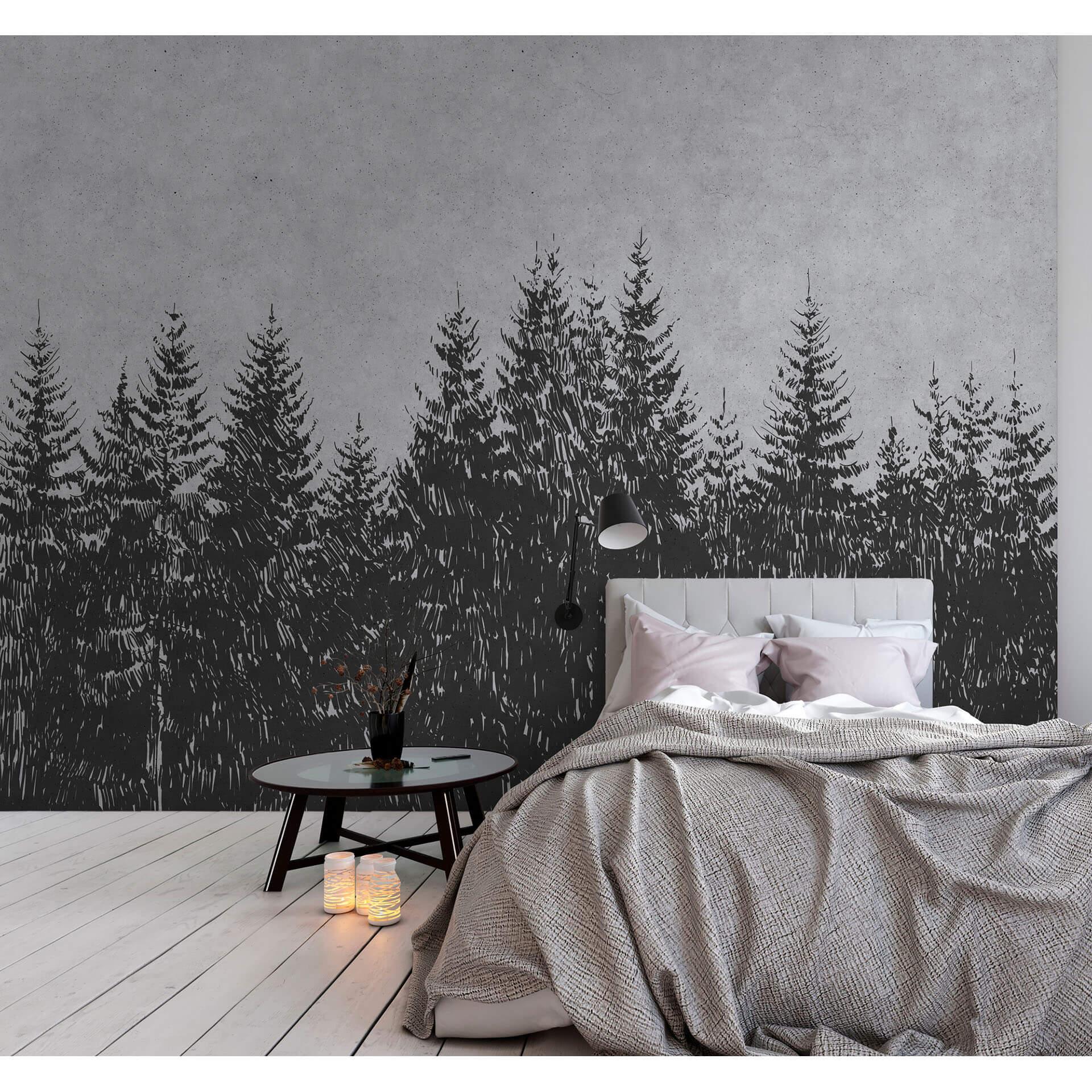 Livingwalls Fototapet Walls by Patel Black Forest 3