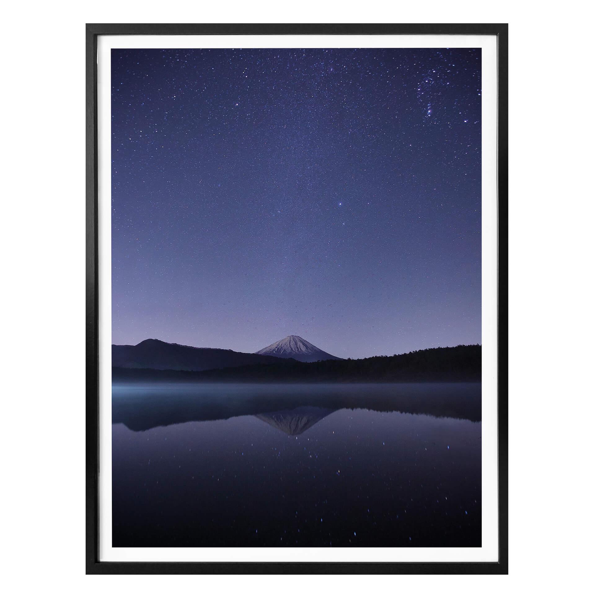 Póster del cielo nocturno