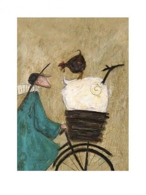 Plakat Sam Toft - Taking the Girls Home kunsttryk, Sam Toft (60 x 80 cm)