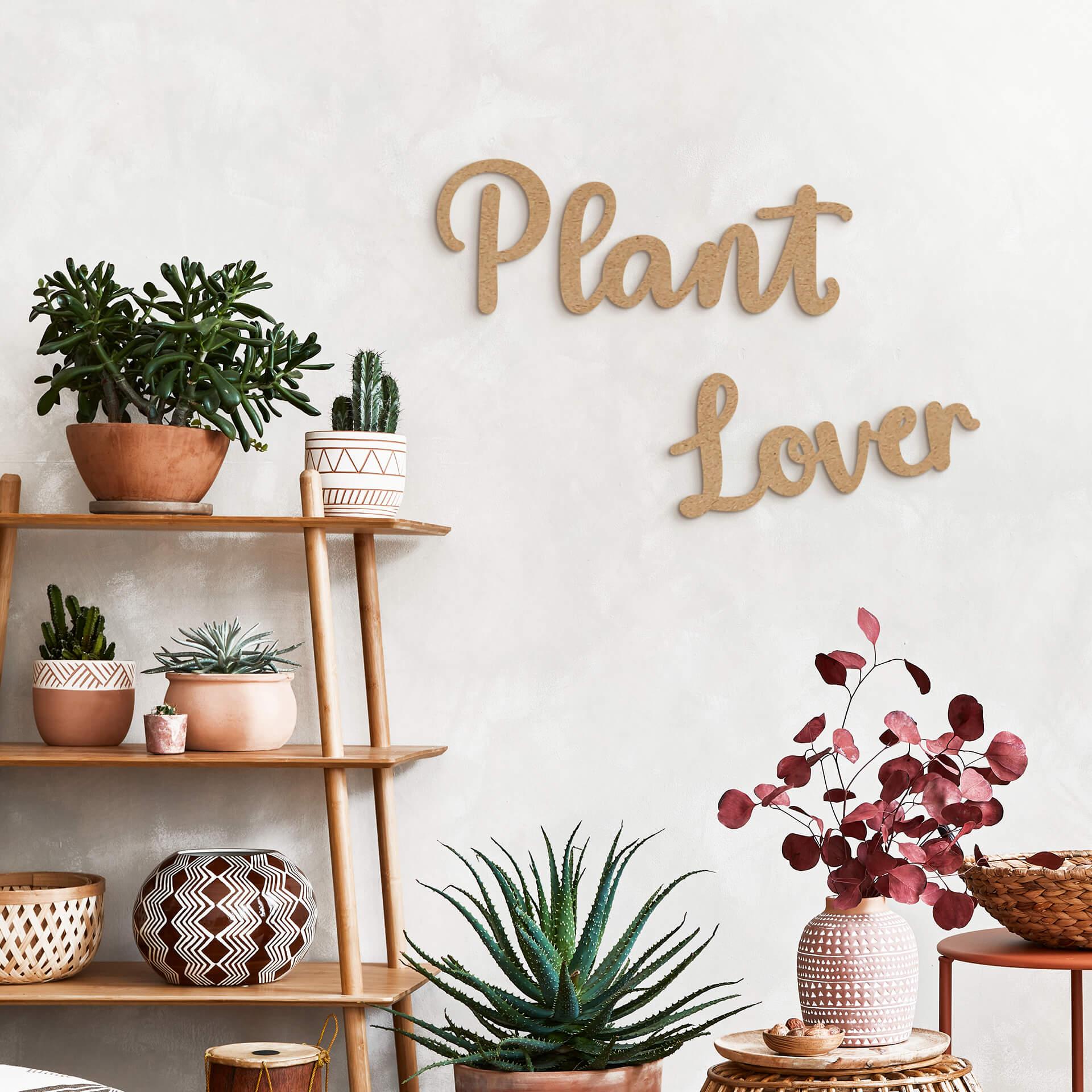 MDF-dekoration Plant Lover