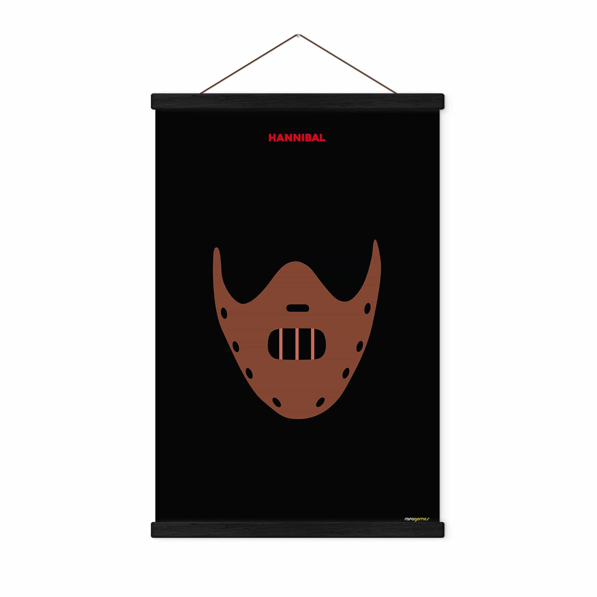 Póster de tela inspirado en la película "Hannibal" - Gomes