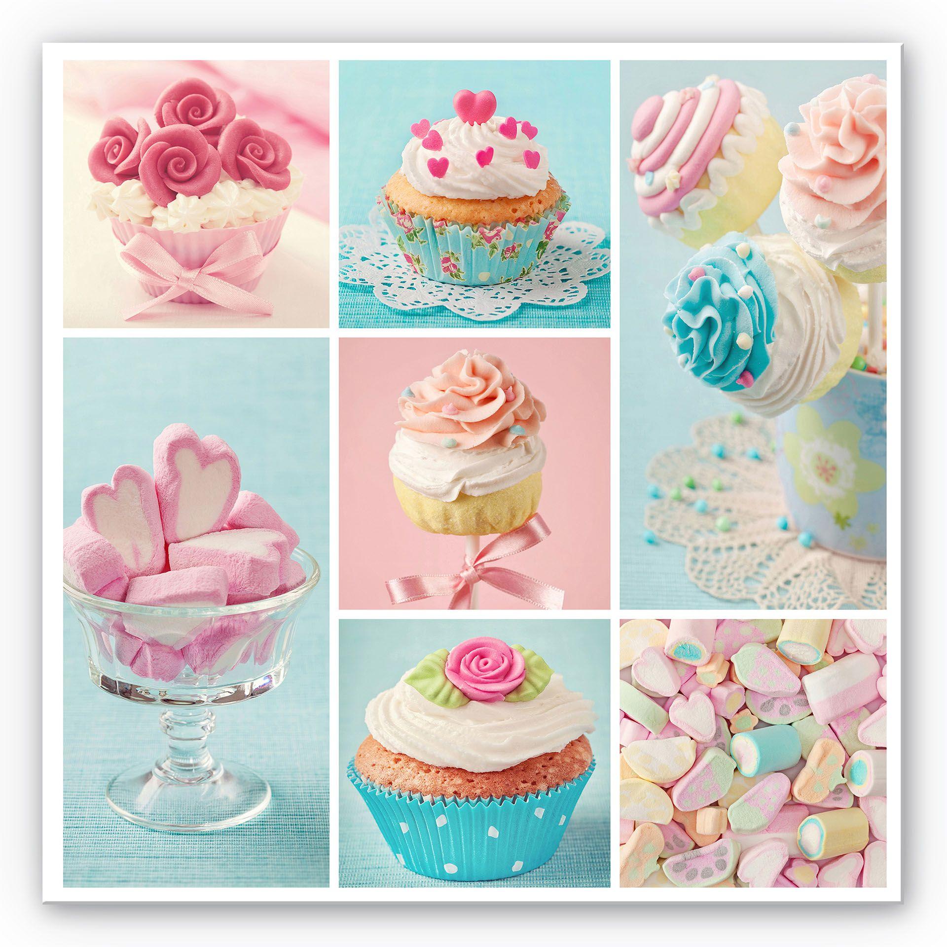 Tableau Forex - Cupcake collage - carré