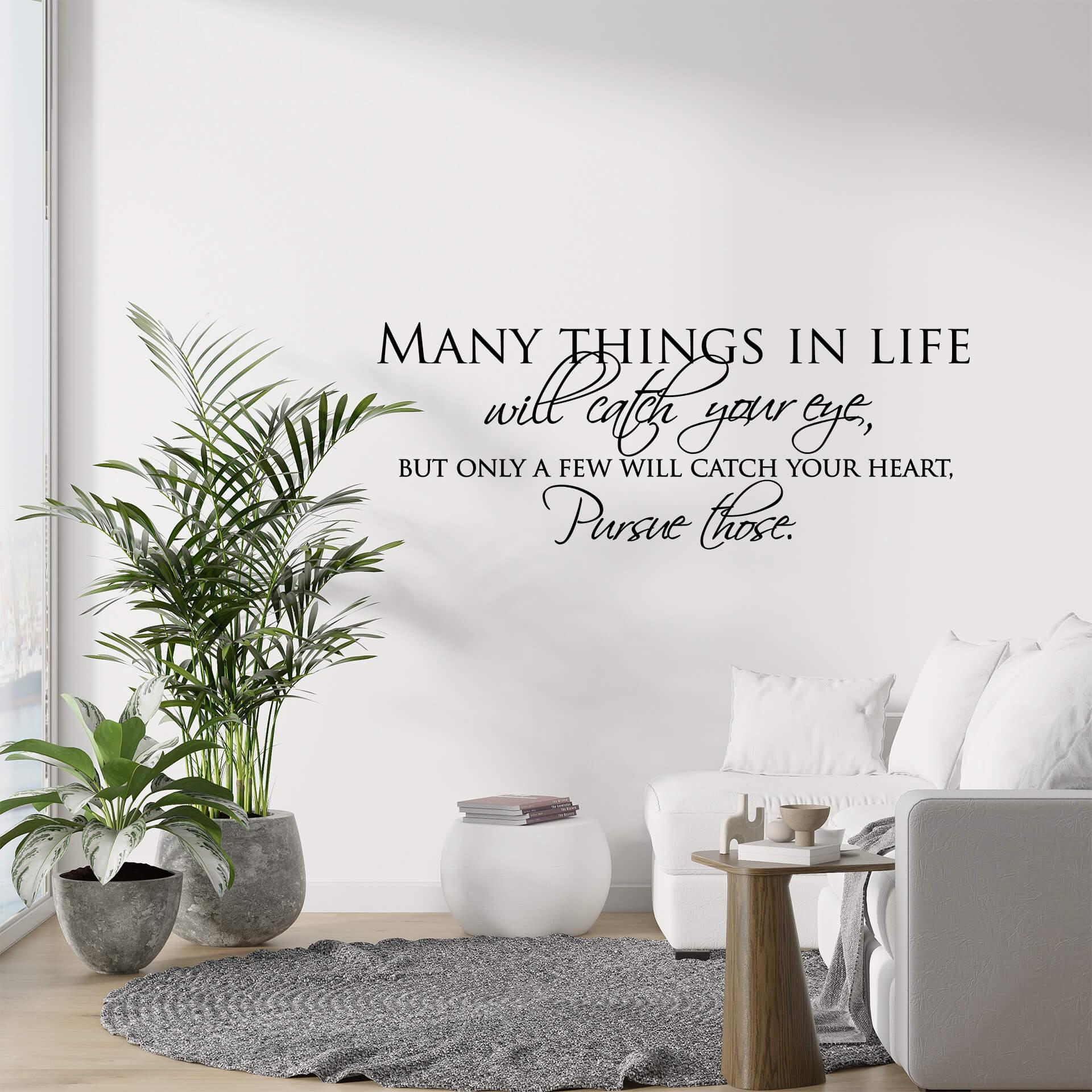 Many Things in Life..
