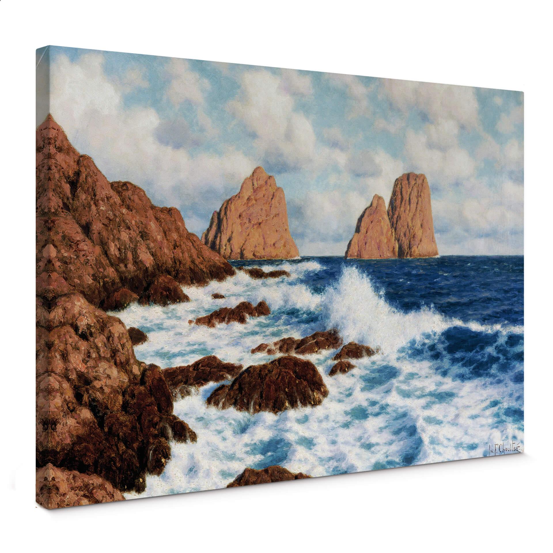 Lienzo Choultsé - Las rocas de Capri