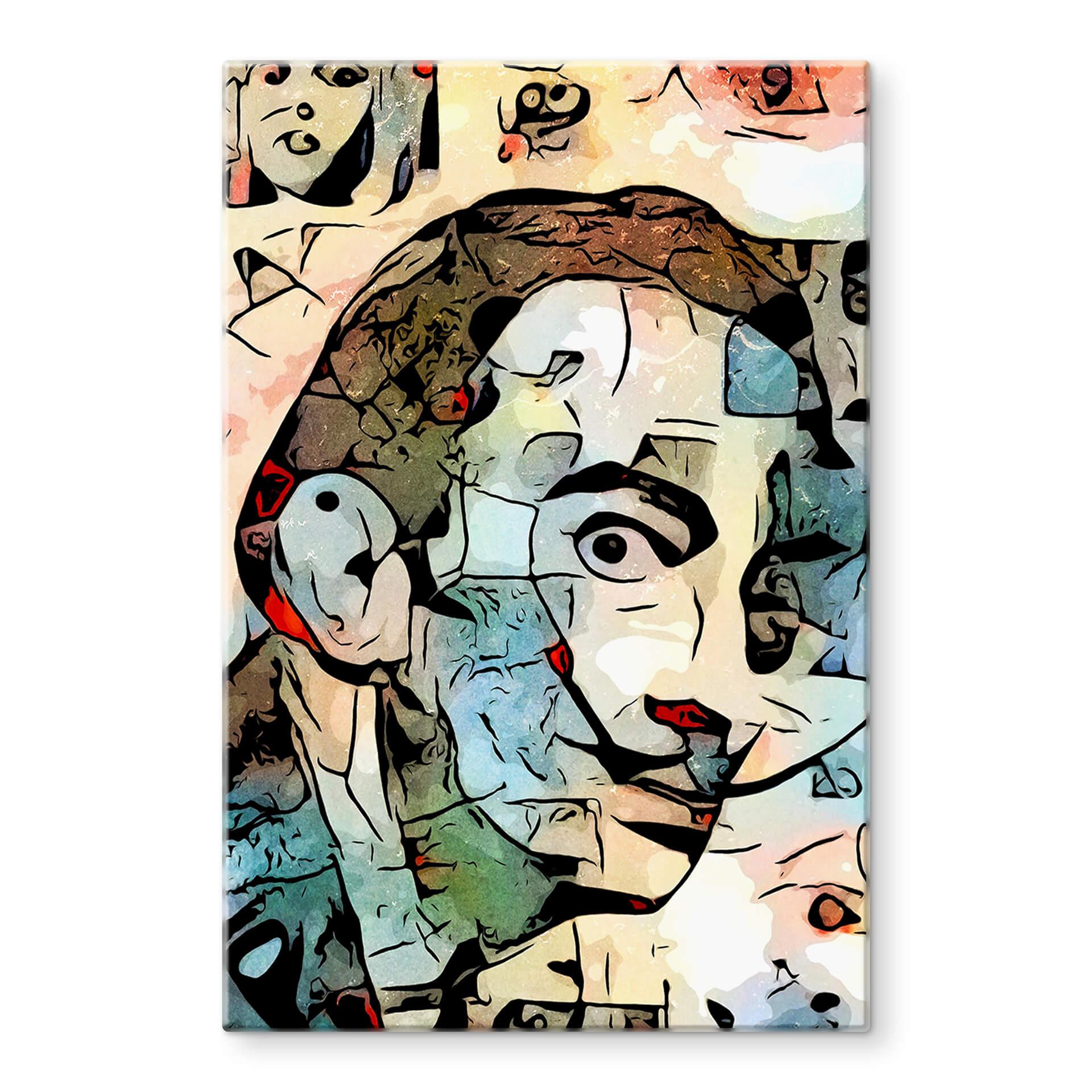 Tableau sur verre Zamart - Hommage à Miro - Le regard