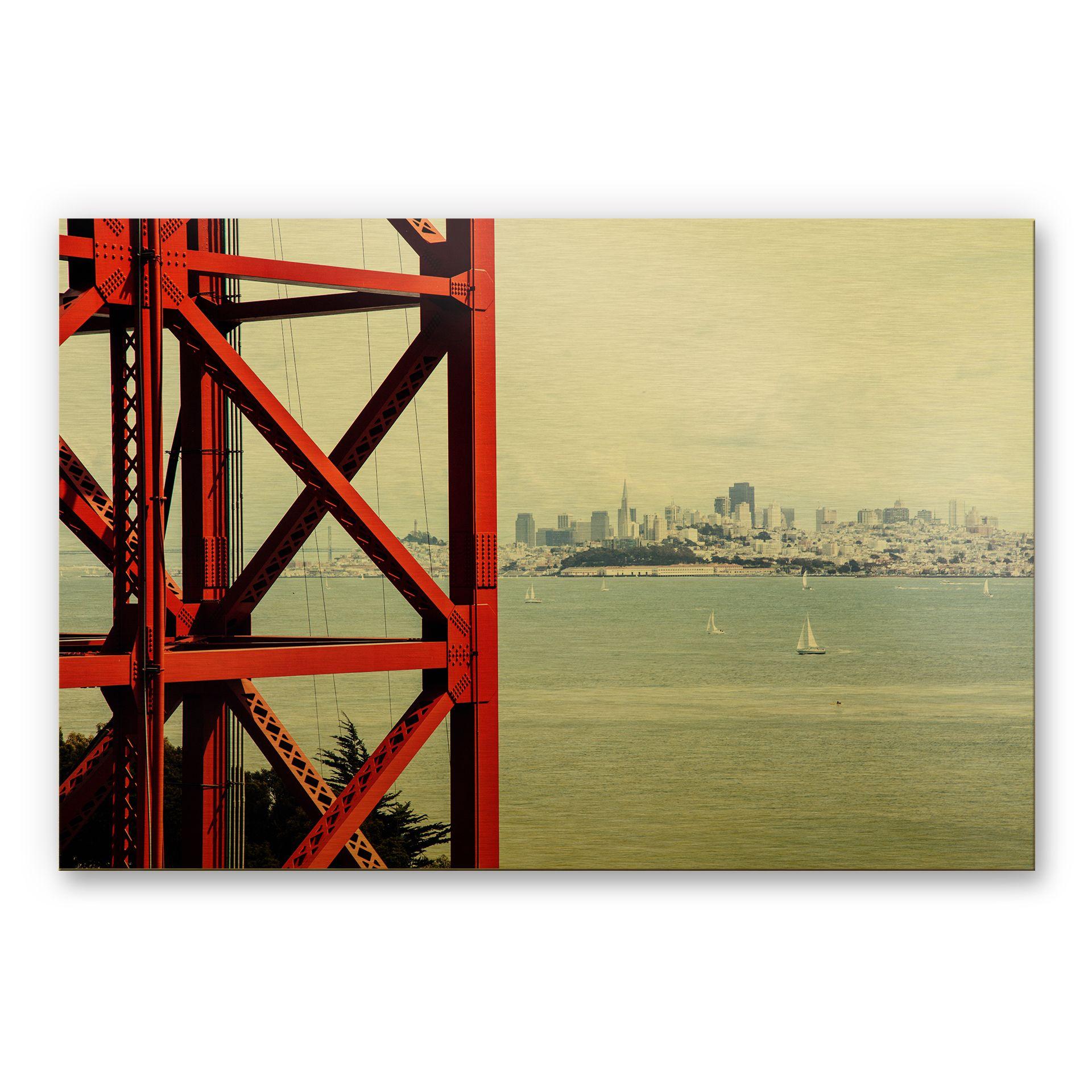 Alu-Dibond Goudeffect - San Fransisco 
