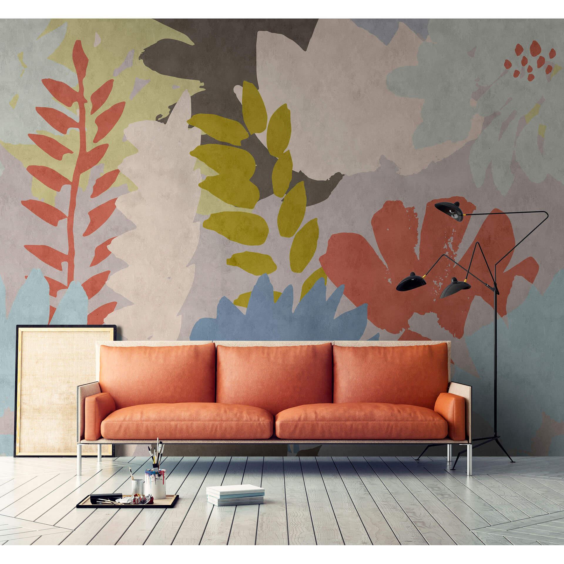 Livingwalls Fototapet Walls by Patel 2 floral collage 3