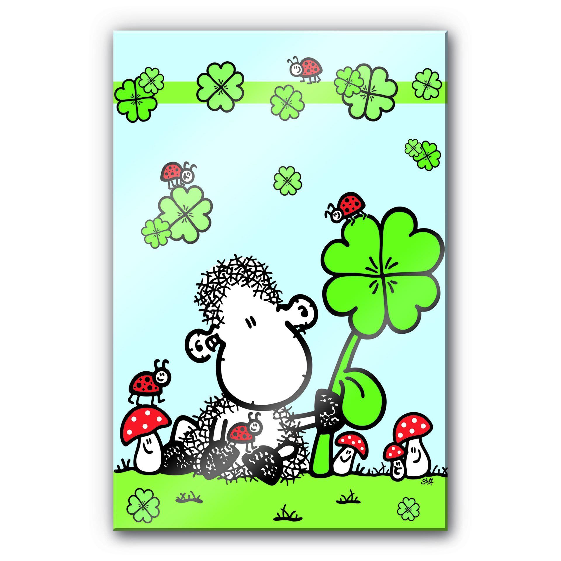Akrylbillede sheepworld Held og lykke
