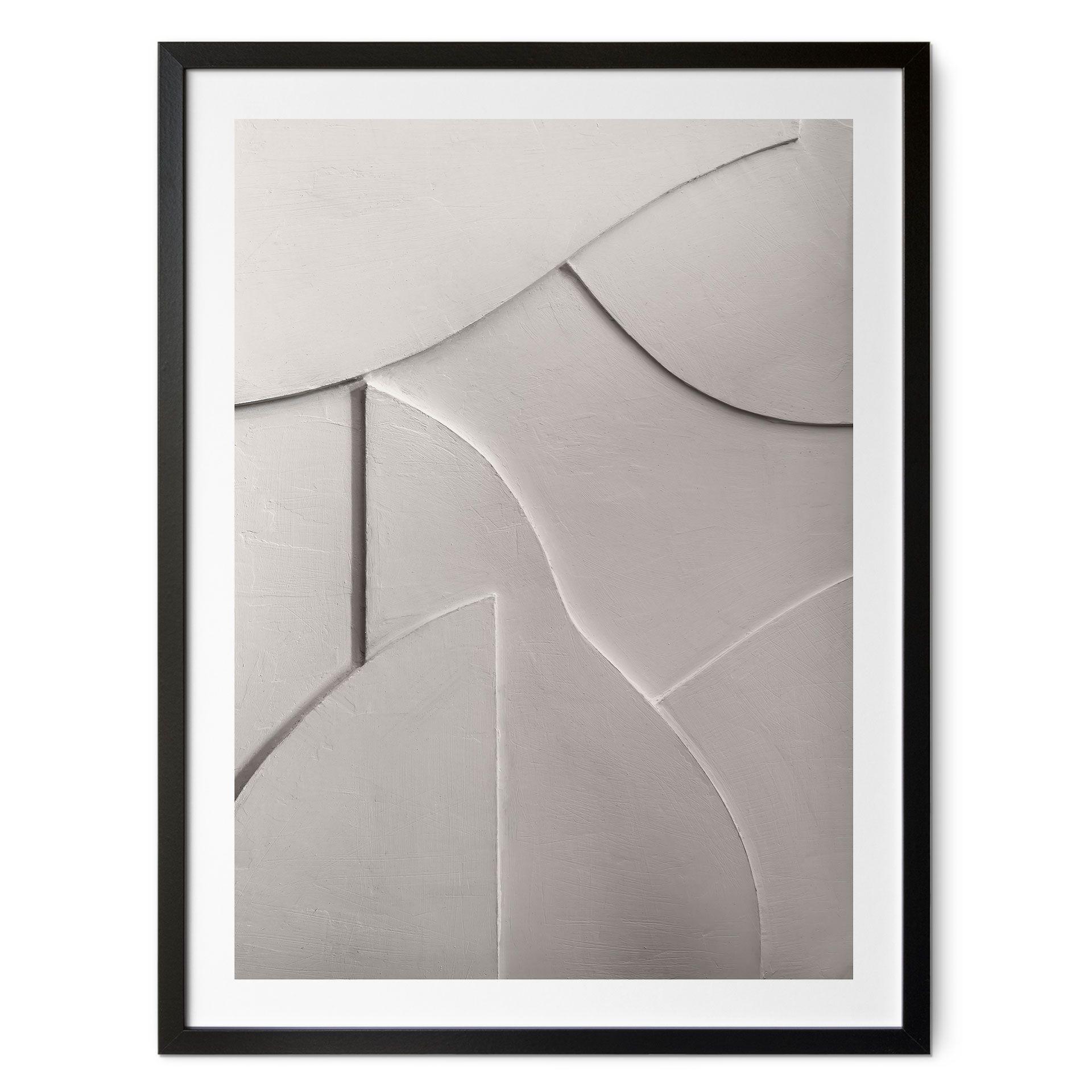 Póster Estructuras abstractas en beige suave - Böhmer